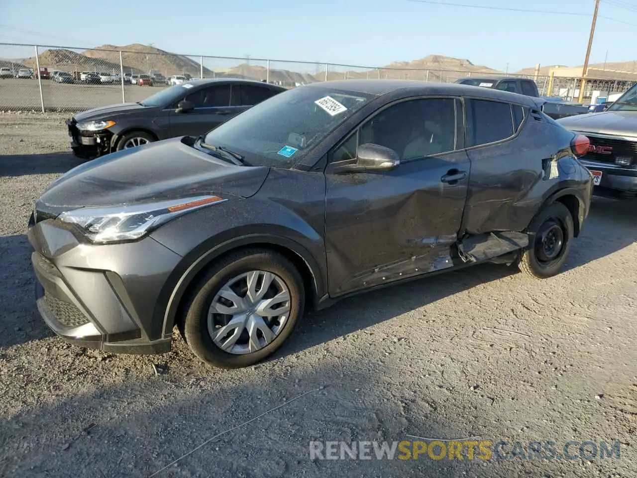 1 fotografías del automóvil dañado JTNKHMBX6M1121646 TOYOTA C-HR 2021