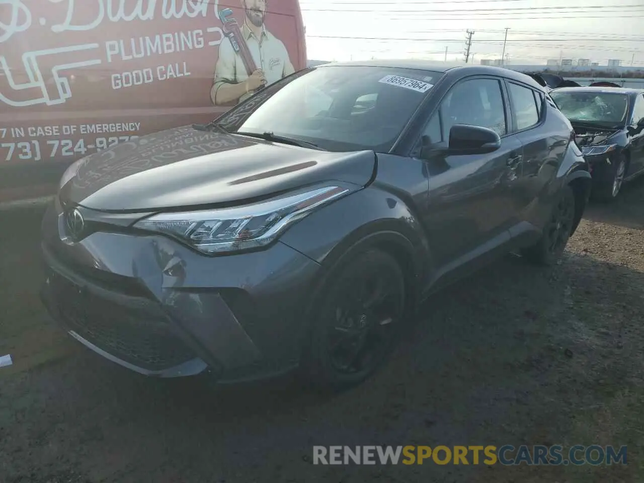 1 fotografías del automóvil dañado JTNKHMBX6M1122778 TOYOTA C-HR 2021