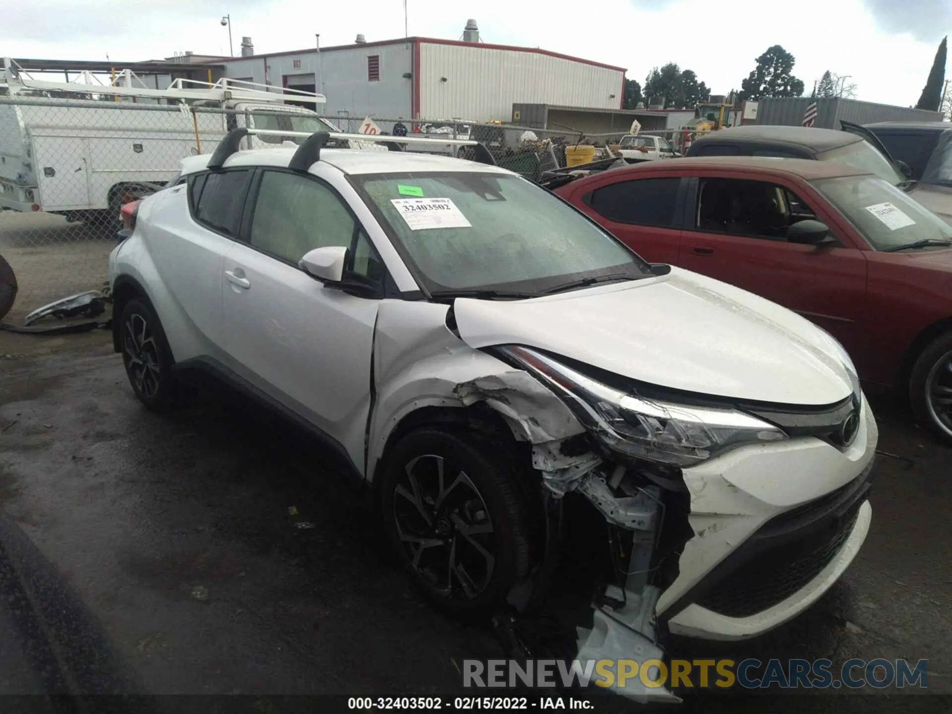 1 fotografías del automóvil dañado JTNKHMBX7M1110865 TOYOTA C-HR 2021