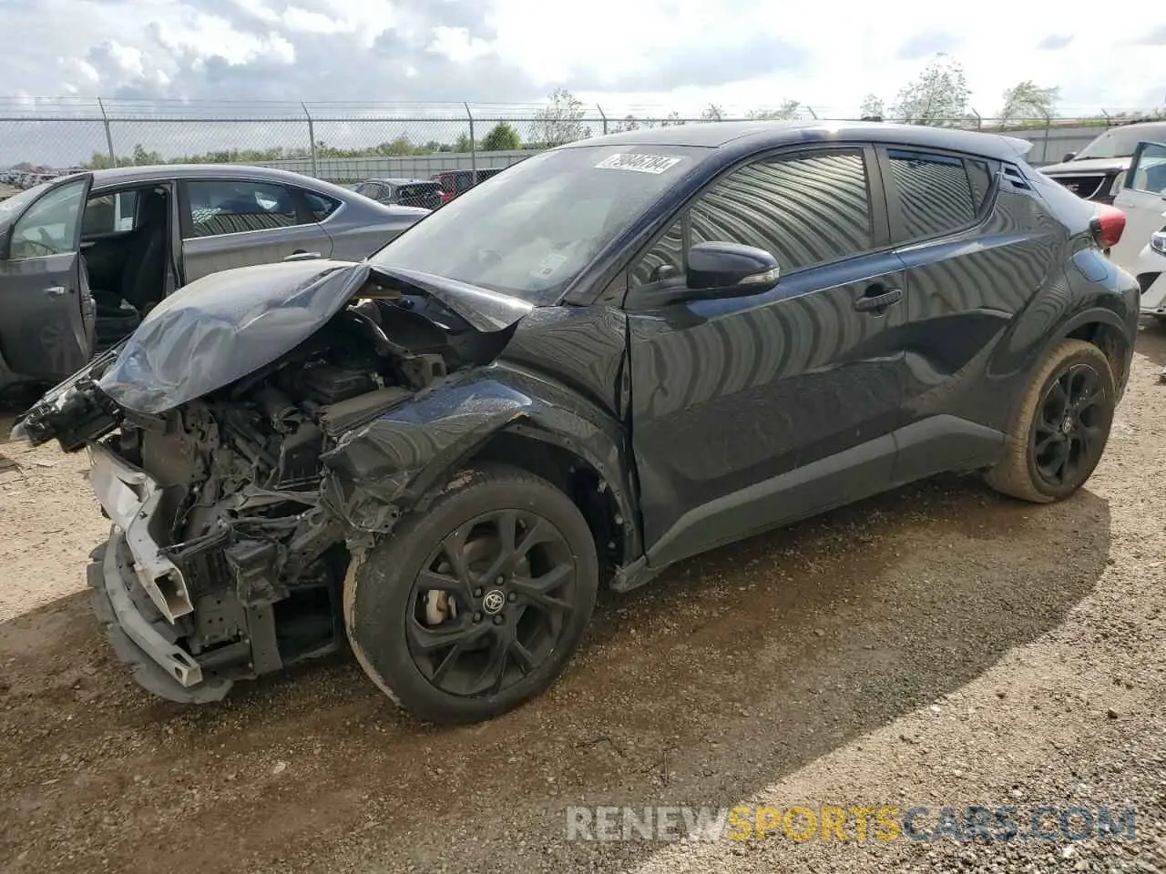 1 fotografías del automóvil dañado JTNKHMBX7M1113197 TOYOTA C-HR 2021