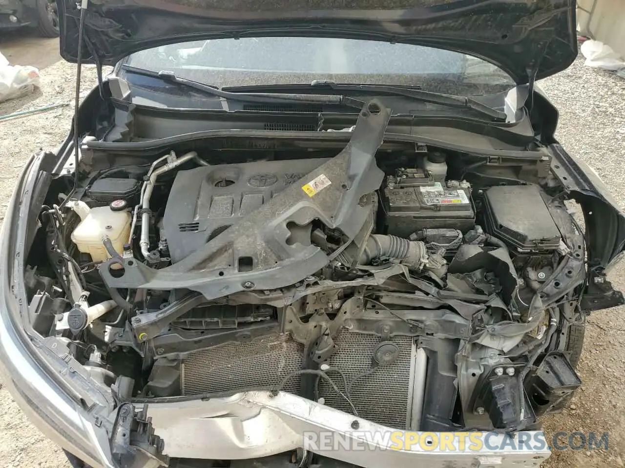 11 fotografías del automóvil dañado JTNKHMBX7M1113197 TOYOTA C-HR 2021