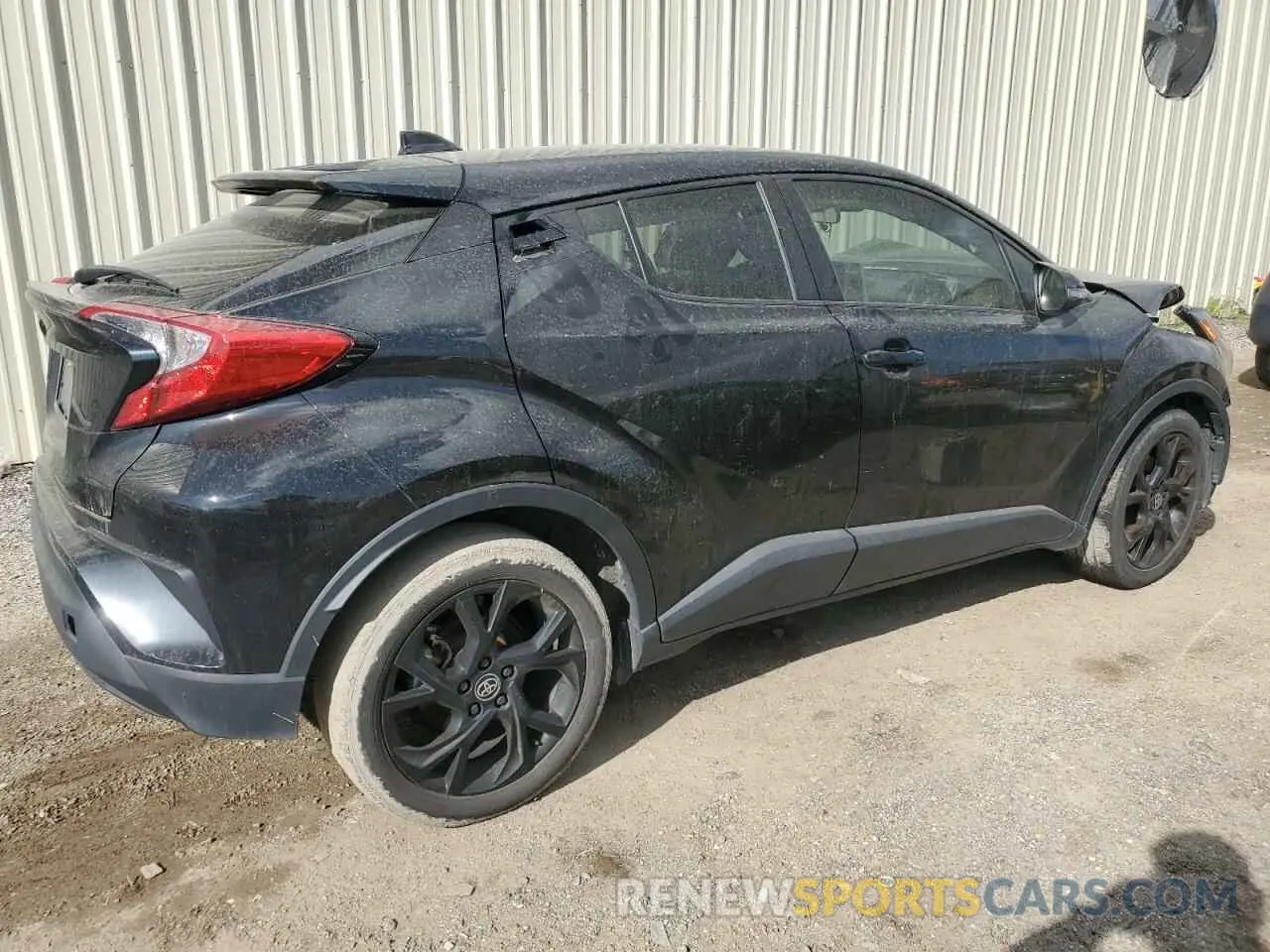 3 fotografías del automóvil dañado JTNKHMBX7M1113197 TOYOTA C-HR 2021