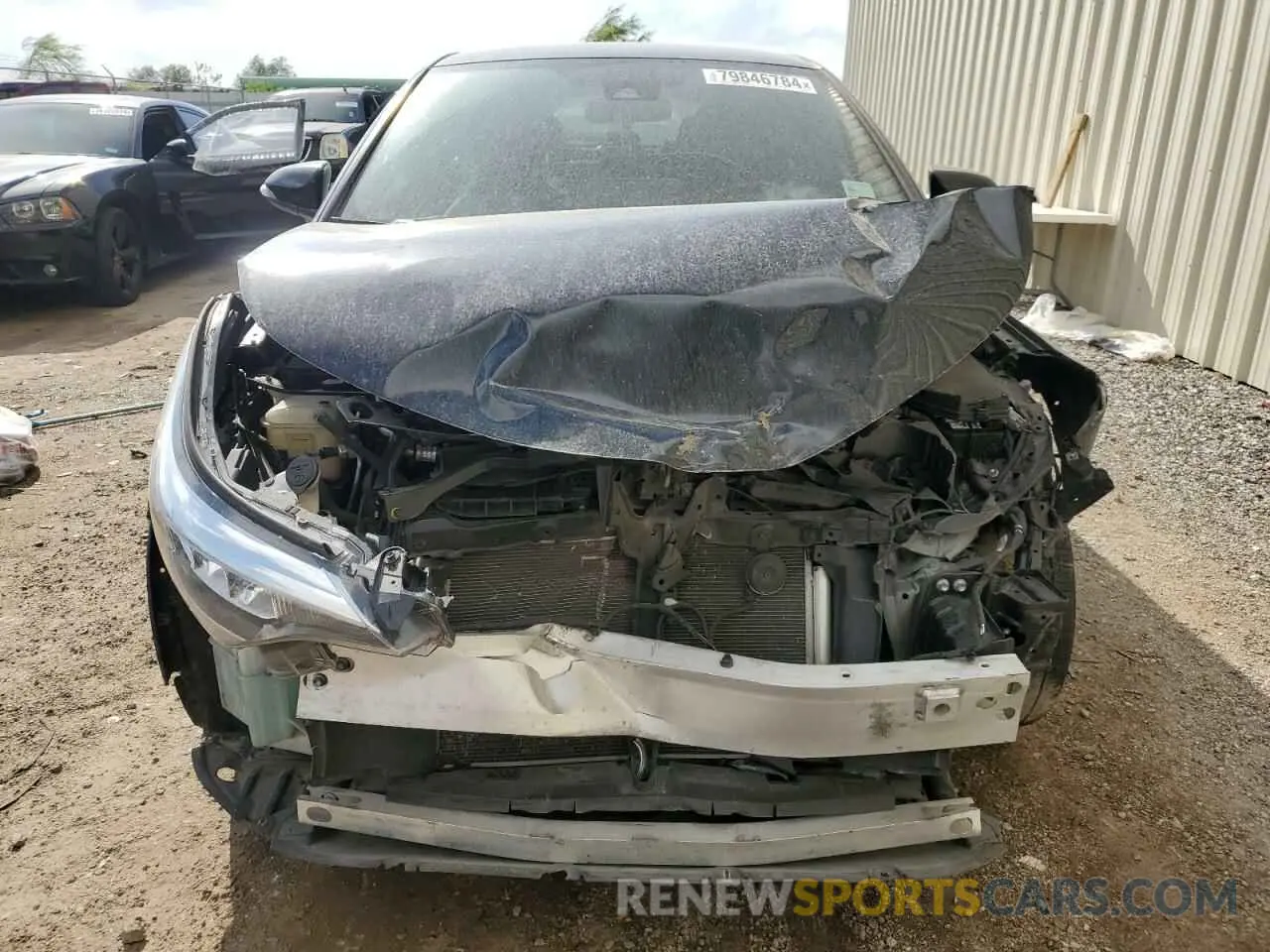 5 fotografías del automóvil dañado JTNKHMBX7M1113197 TOYOTA C-HR 2021