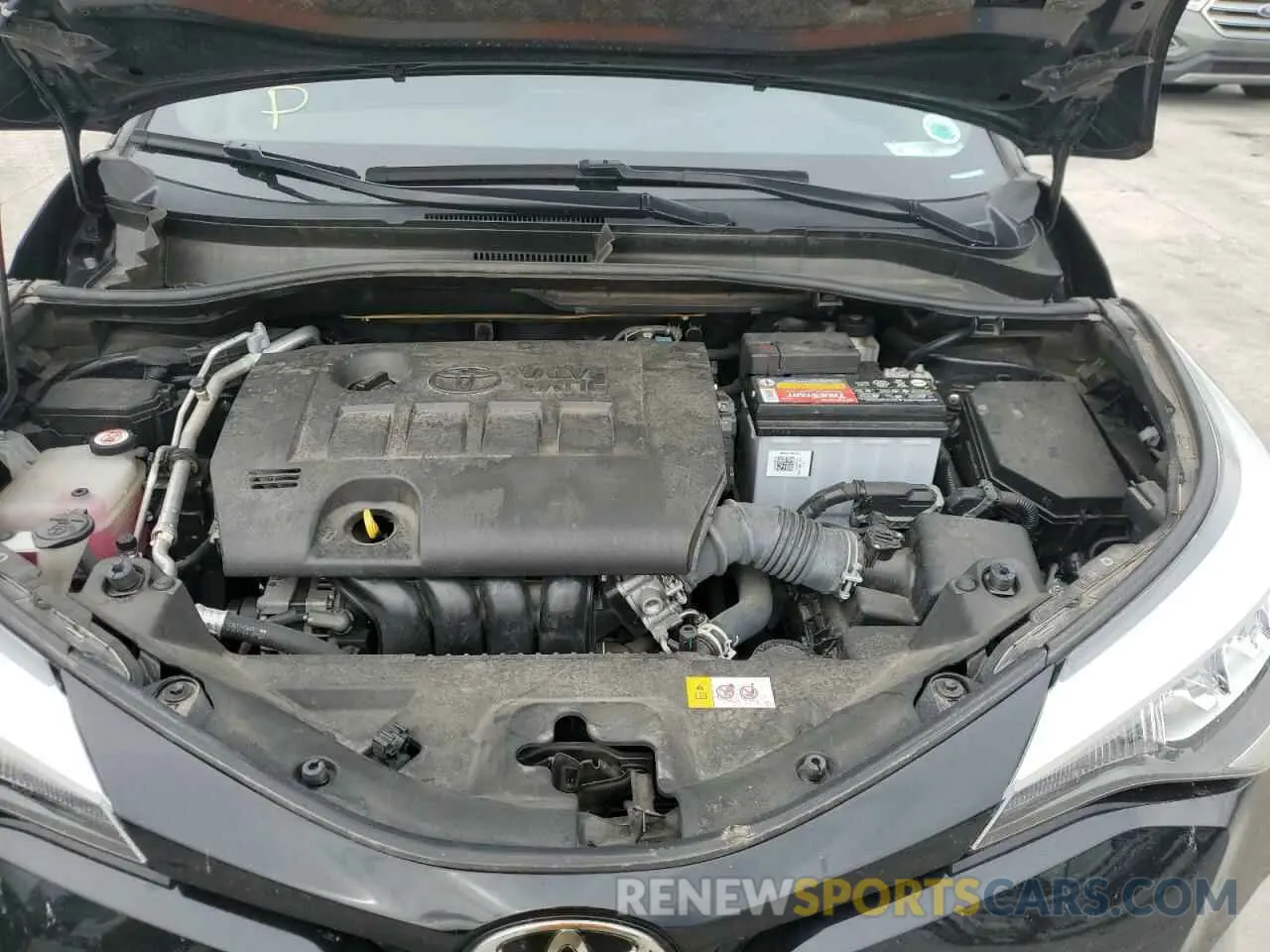 12 fotografías del automóvil dañado JTNKHMBX7M1128976 TOYOTA C-HR 2021