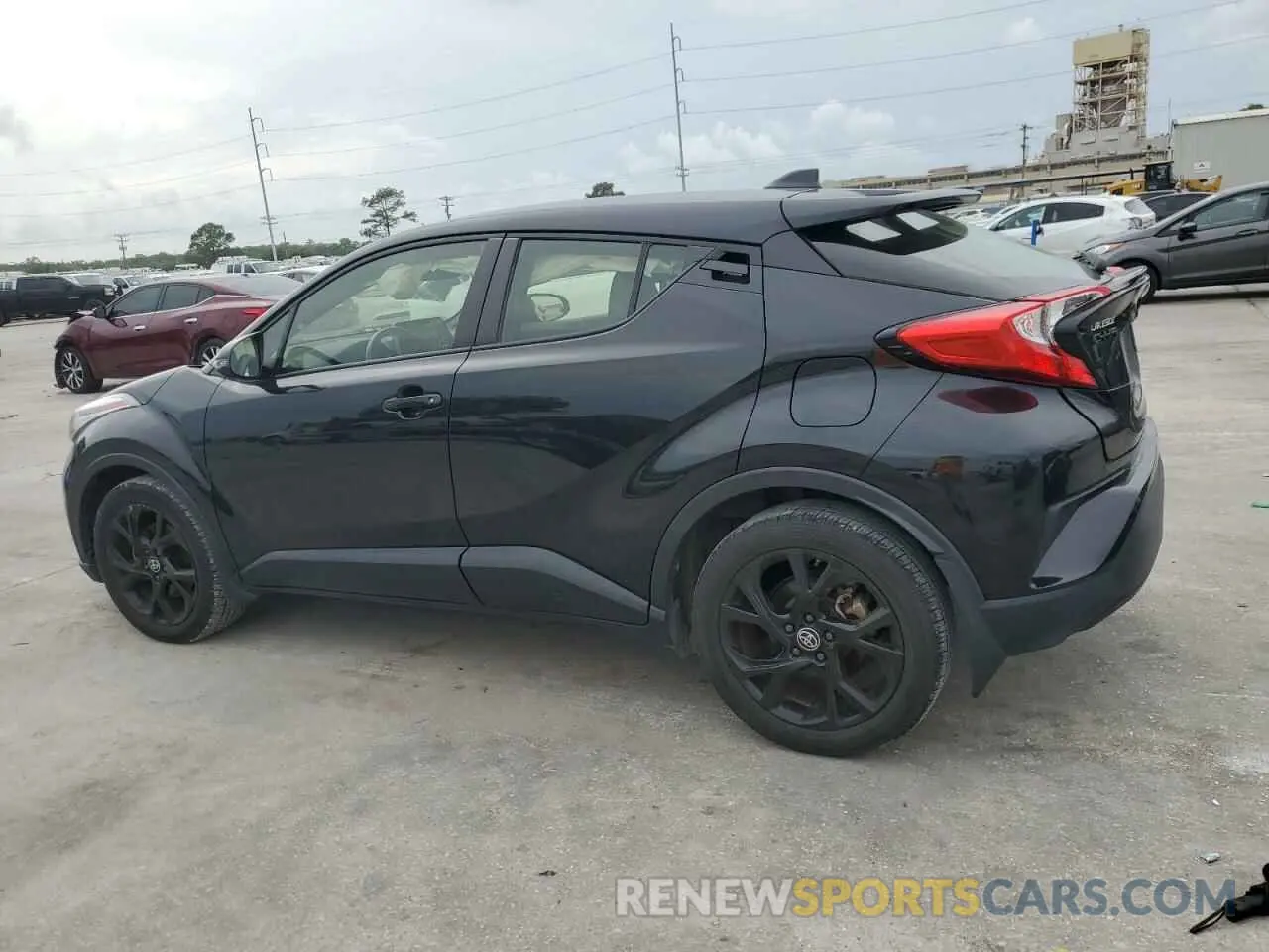 2 fotografías del automóvil dañado JTNKHMBX7M1128976 TOYOTA C-HR 2021