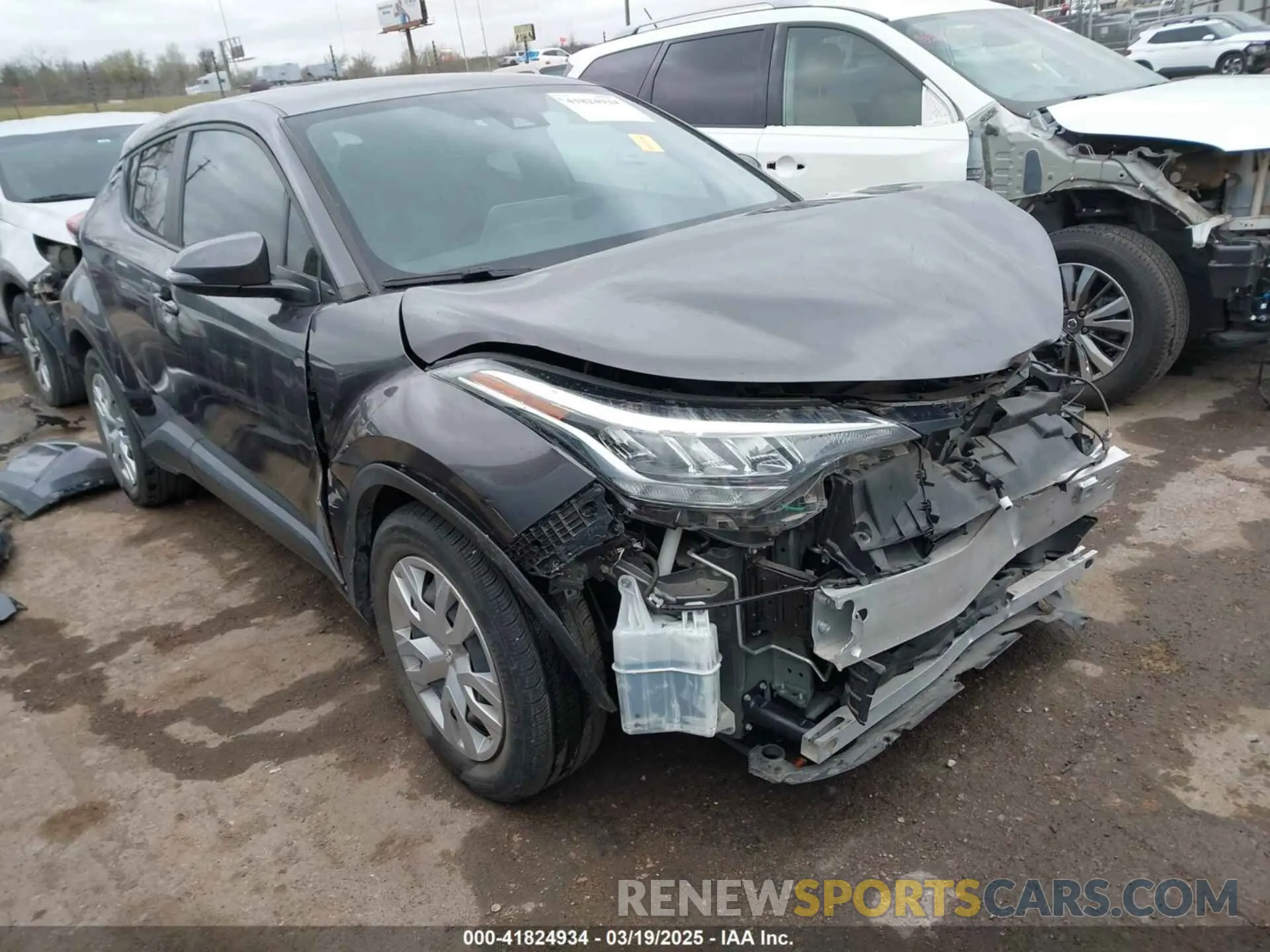 1 fotografías del automóvil dañado JTNKHMBX8M1106694 TOYOTA C-HR 2021