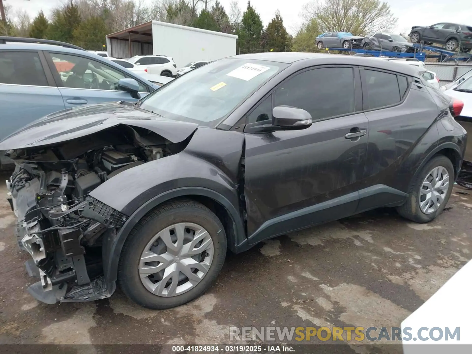 15 fotografías del automóvil dañado JTNKHMBX8M1106694 TOYOTA C-HR 2021