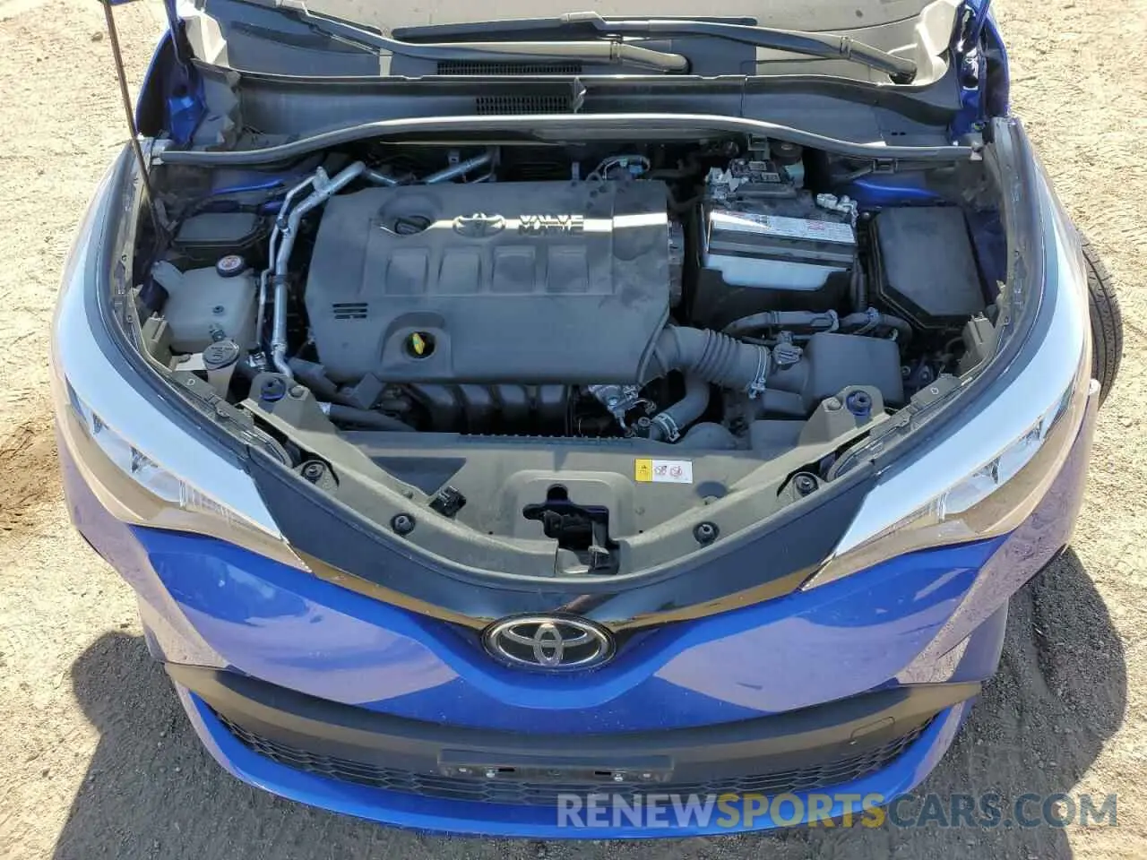 11 fotografías del automóvil dañado JTNKHMBX8M1108235 TOYOTA C-HR 2021