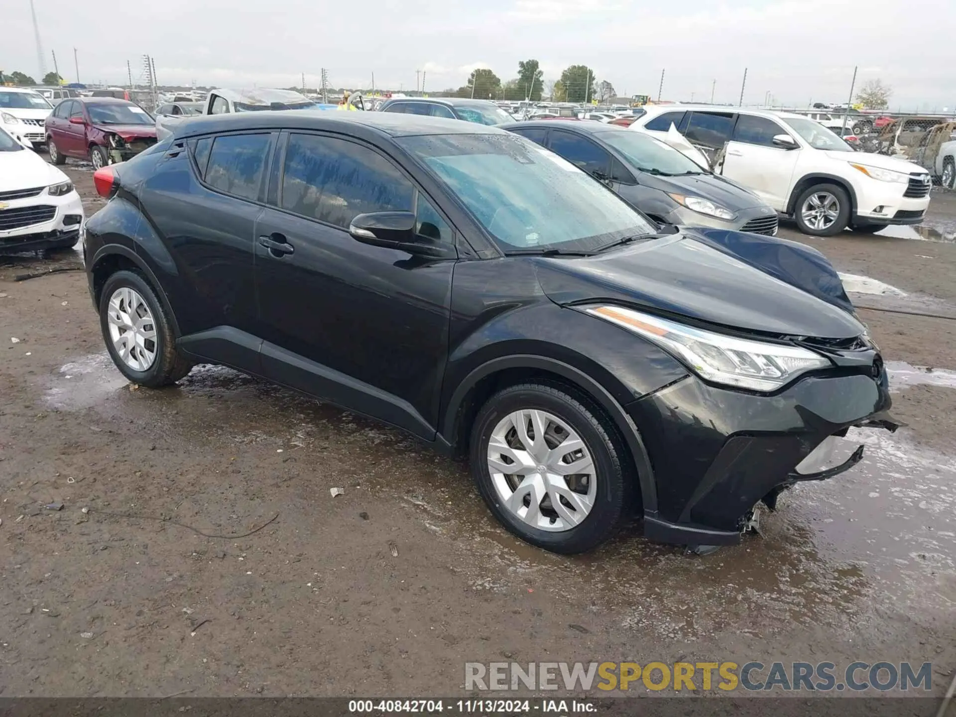 1 fotografías del automóvil dañado JTNKHMBX8M1110857 TOYOTA C-HR 2021