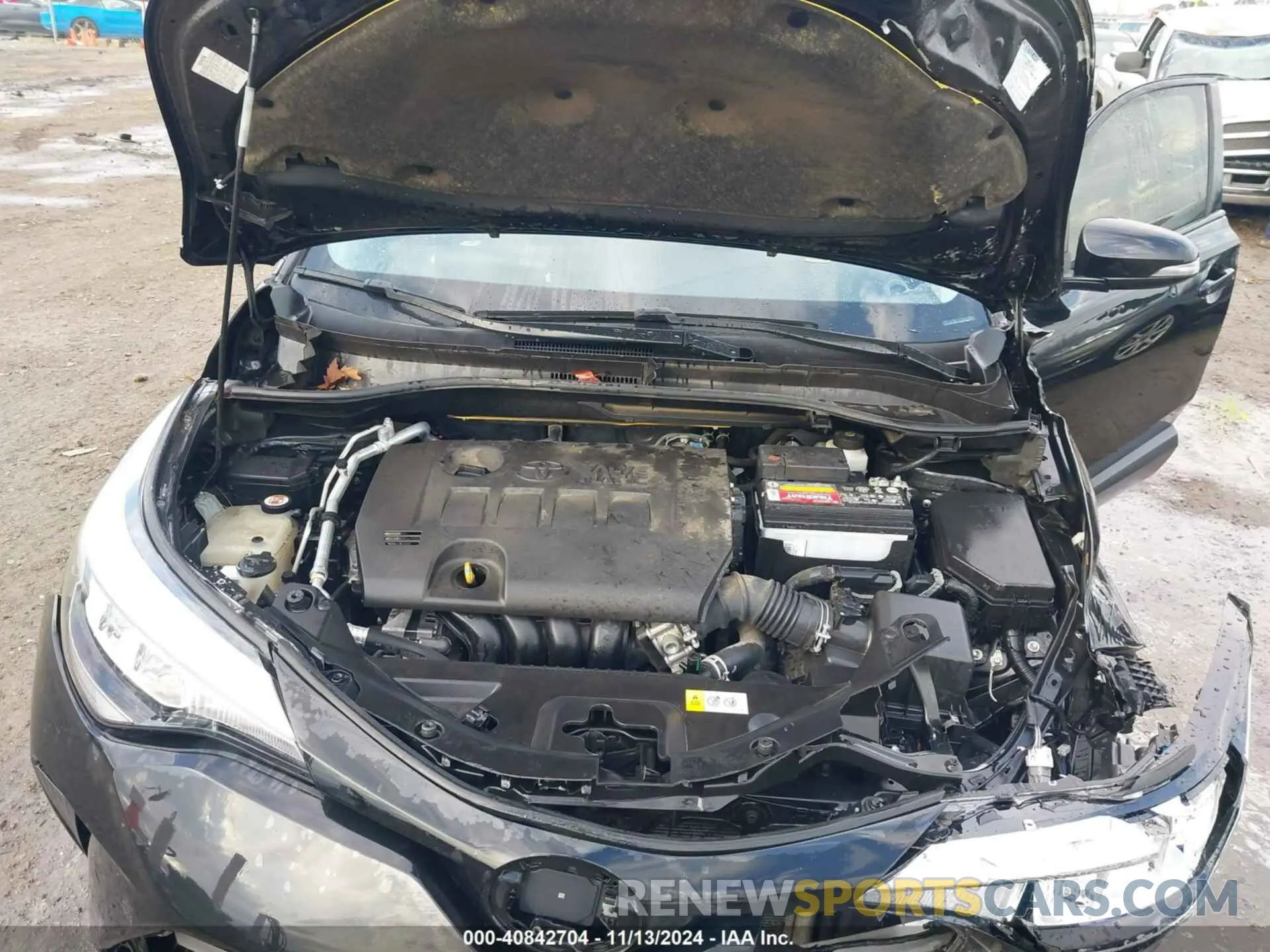 10 fotografías del automóvil dañado JTNKHMBX8M1110857 TOYOTA C-HR 2021