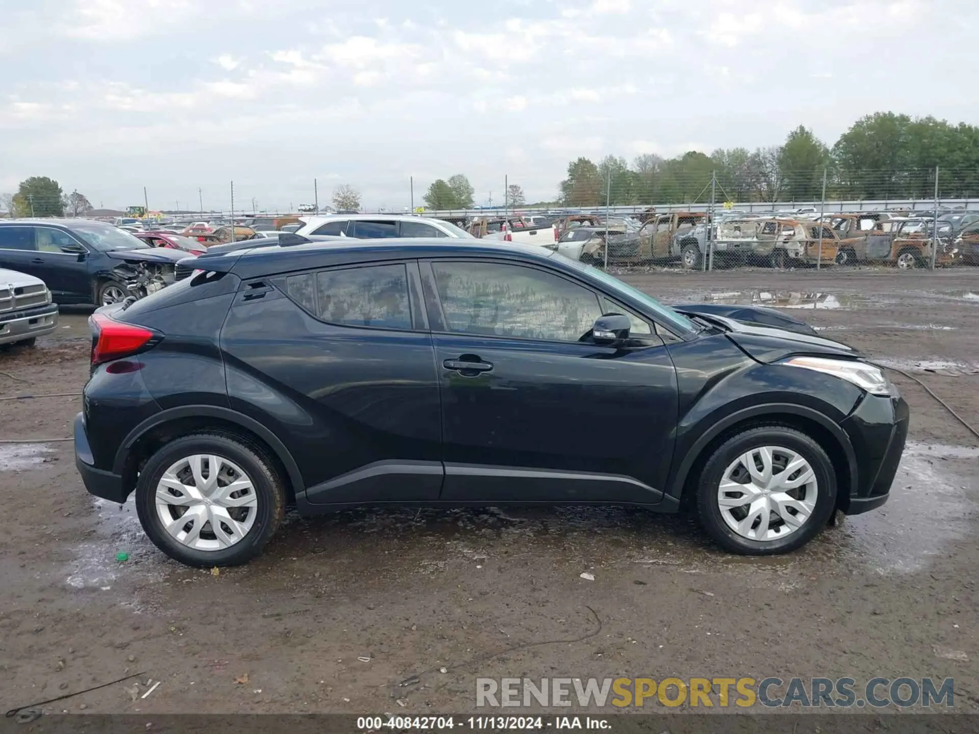 13 fotografías del automóvil dañado JTNKHMBX8M1110857 TOYOTA C-HR 2021