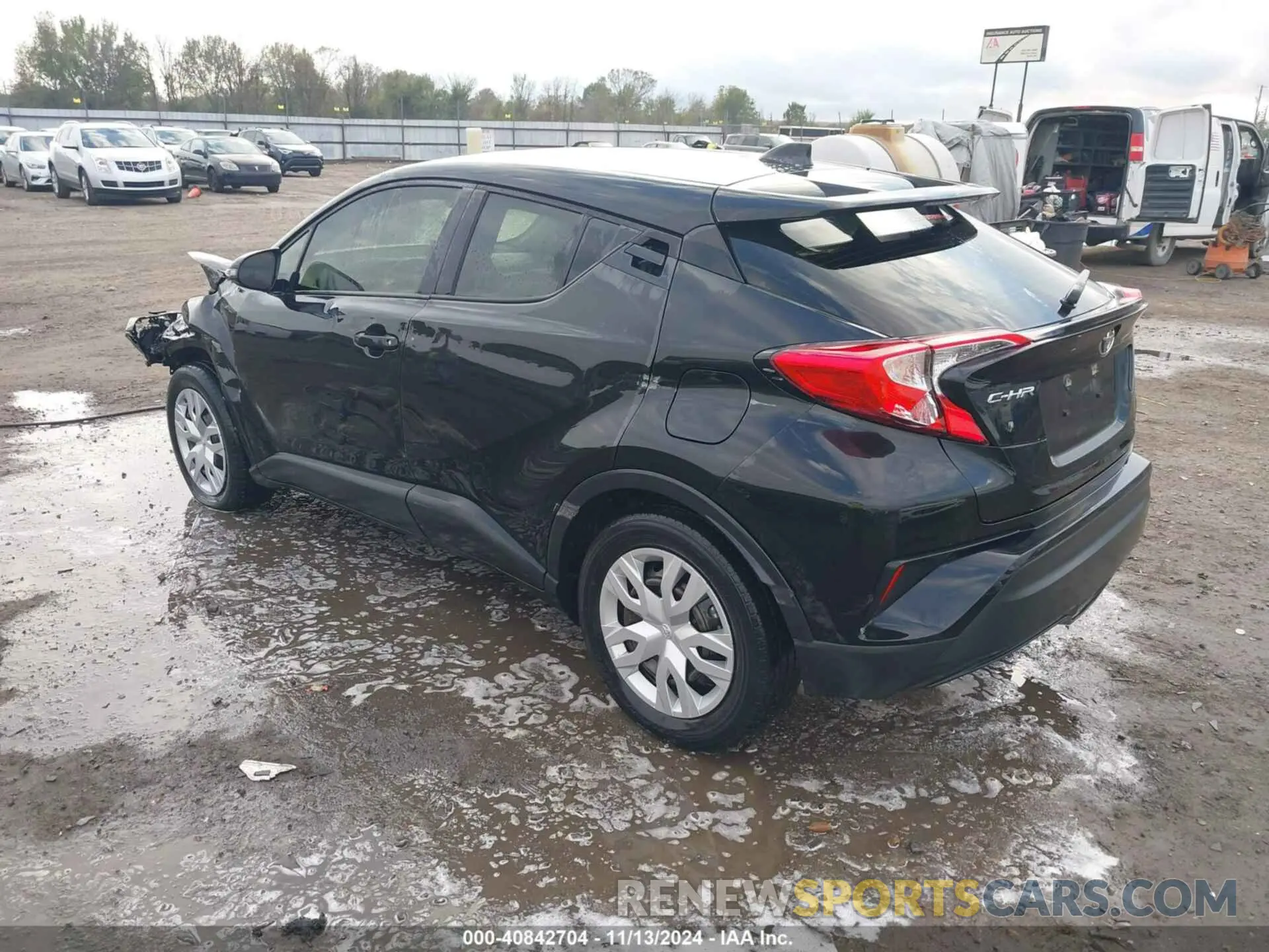 3 fotografías del automóvil dañado JTNKHMBX8M1110857 TOYOTA C-HR 2021