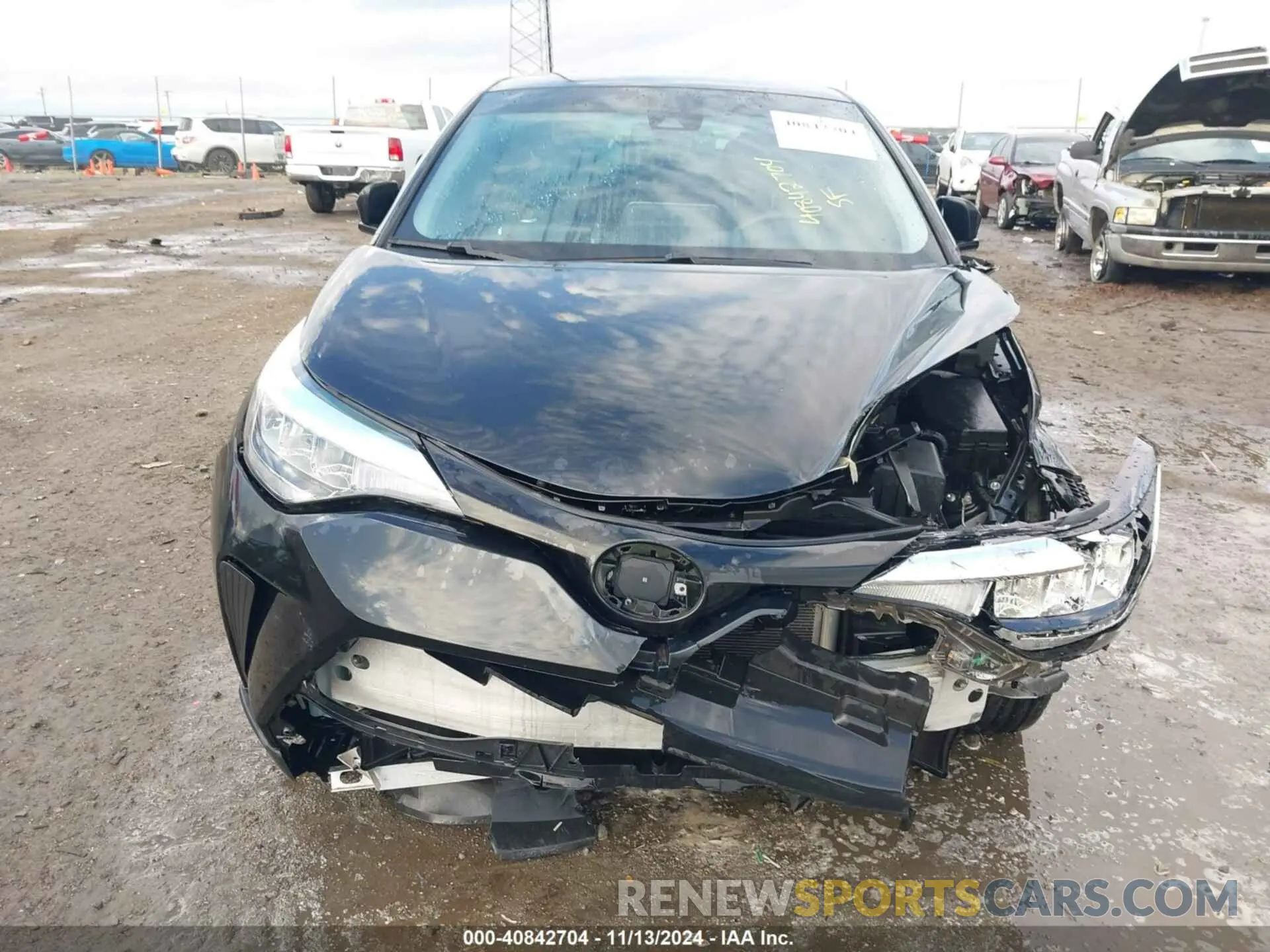 6 fotografías del automóvil dañado JTNKHMBX8M1110857 TOYOTA C-HR 2021