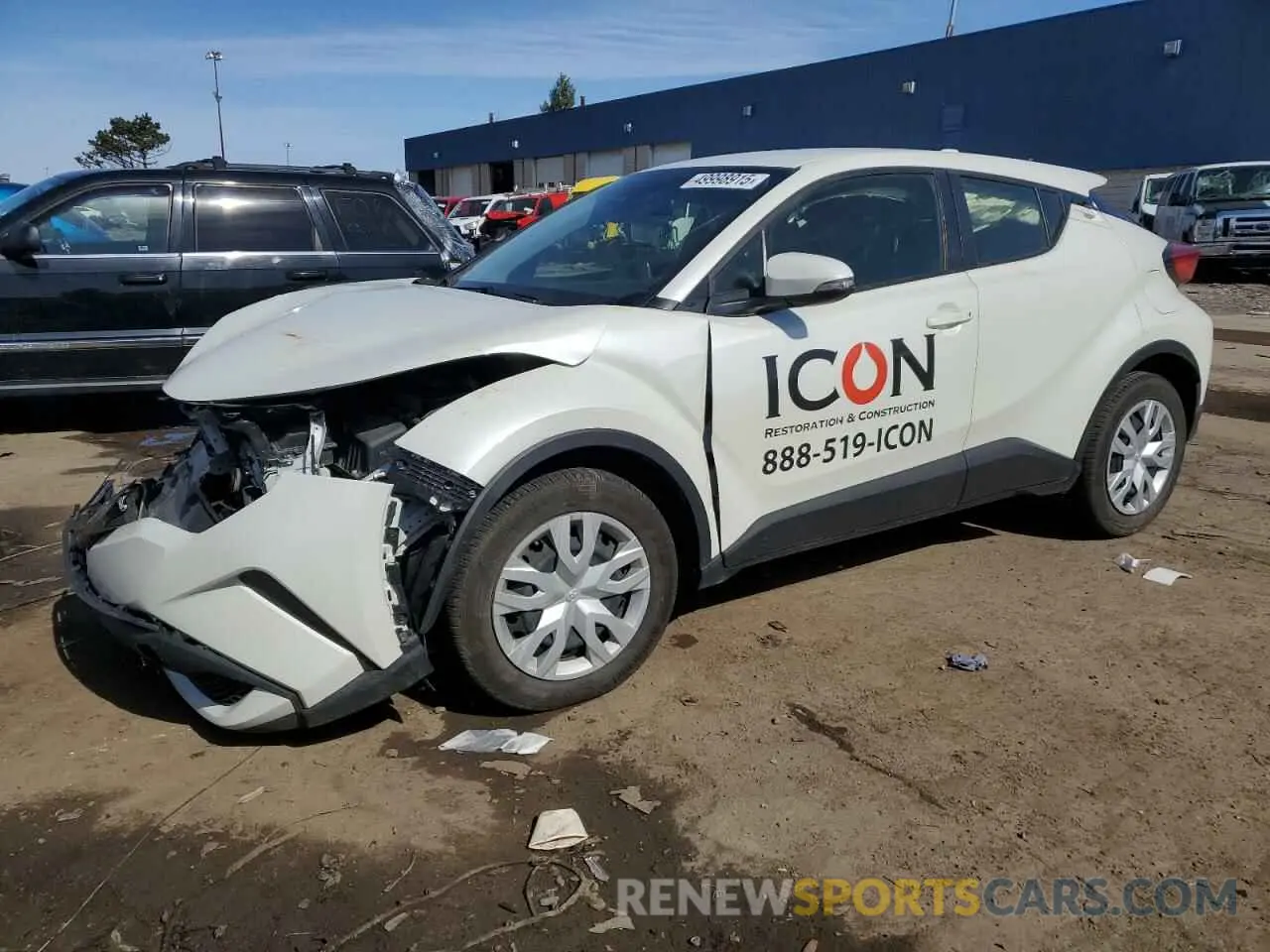 1 fotografías del automóvil dañado JTNKHMBX8M1116108 TOYOTA C-HR 2021
