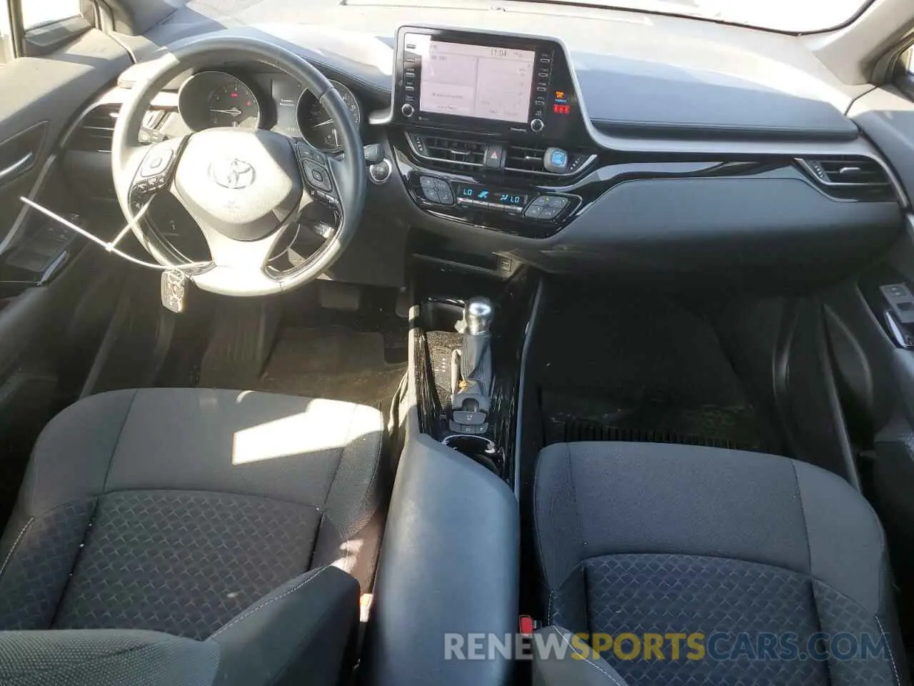 8 fotografías del automóvil dañado JTNKHMBX9M1104629 TOYOTA C-HR 2021