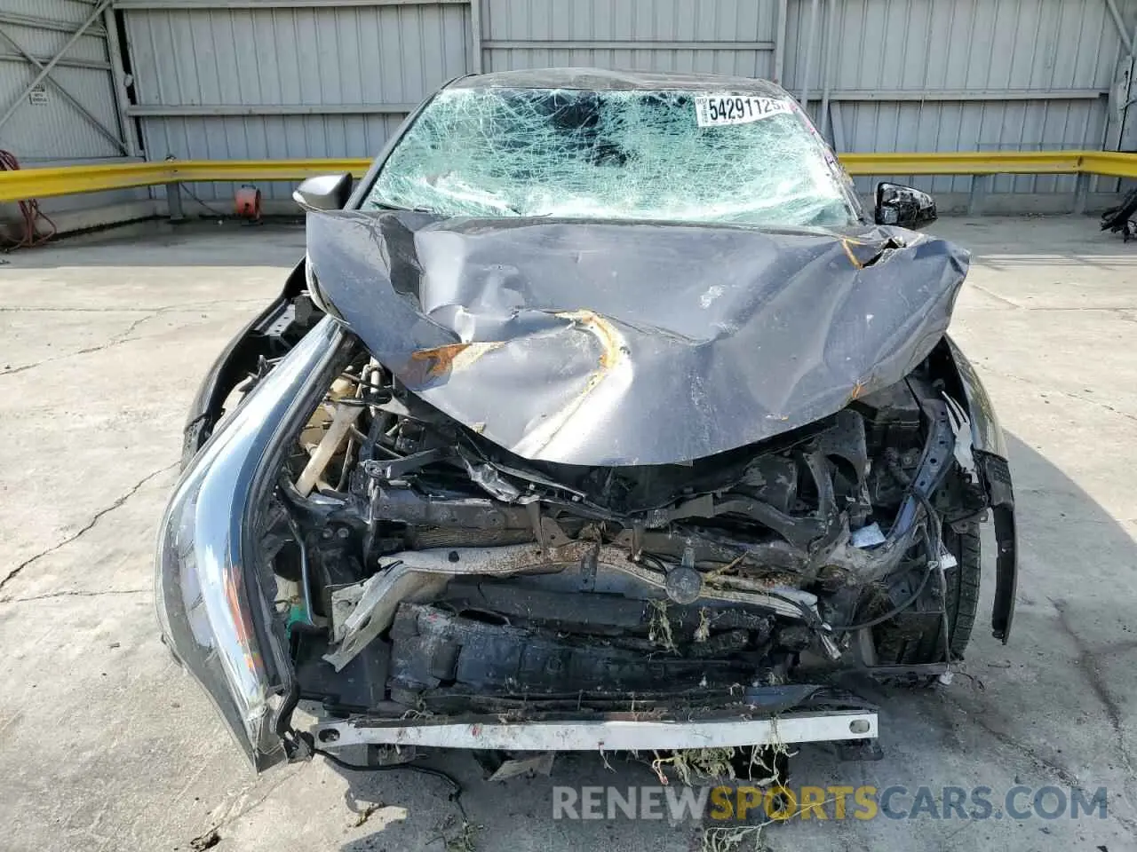 5 fotografías del automóvil dañado JTNKHMBX9M1117784 TOYOTA C-HR 2021