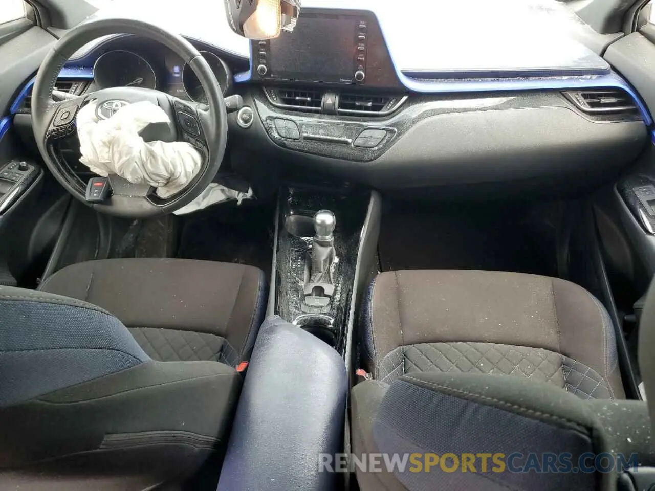 8 fotografías del automóvil dañado JTNKHMBX9M1117784 TOYOTA C-HR 2021