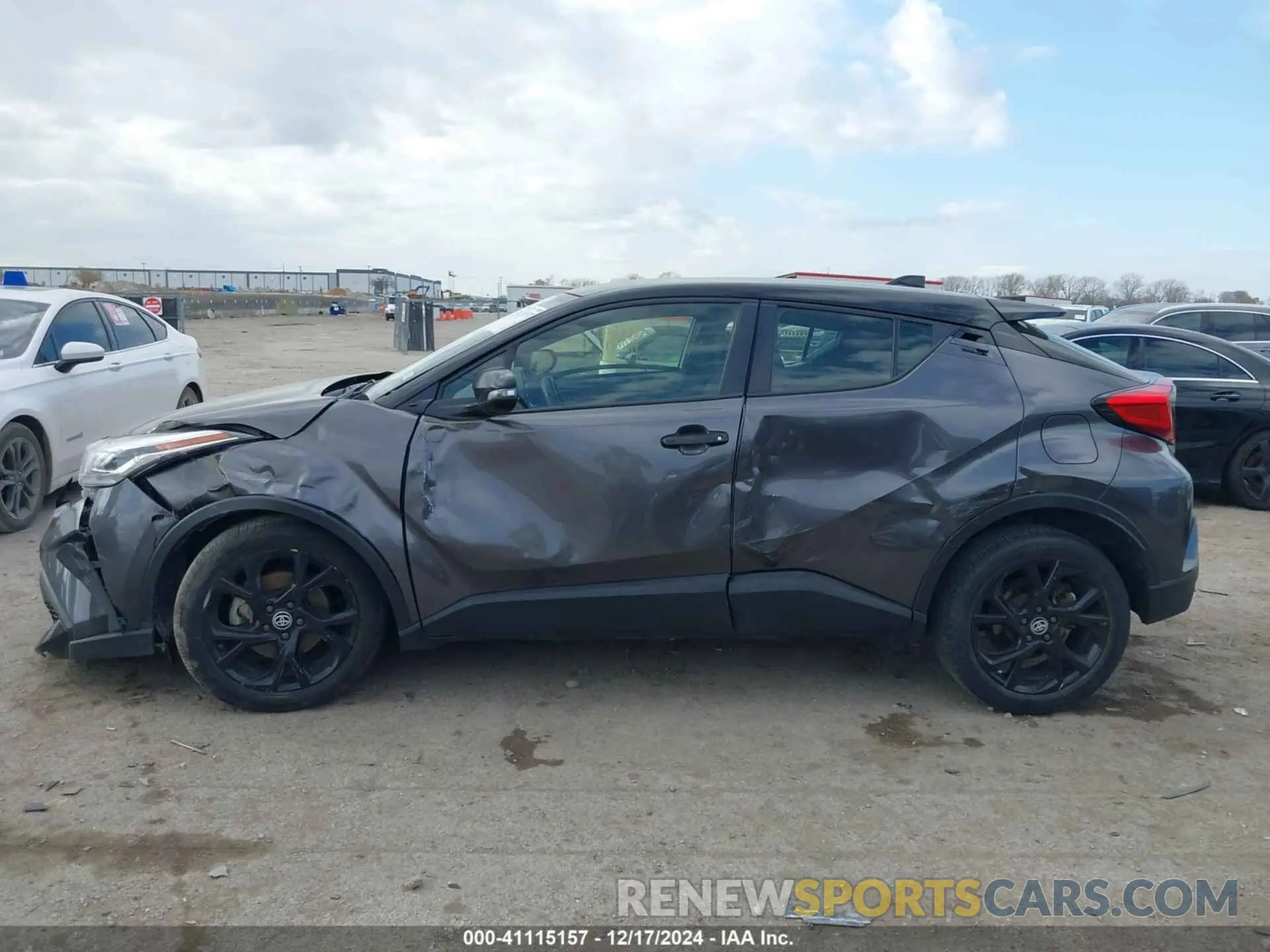 14 fotografías del automóvil dañado JTNKHMBX9M1118773 TOYOTA C-HR 2021