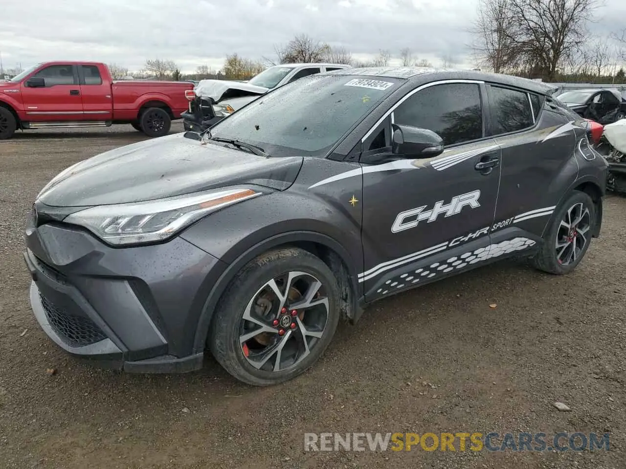 1 fotografías del automóvil dañado JTNKHMBX9M1120927 TOYOTA C-HR 2021