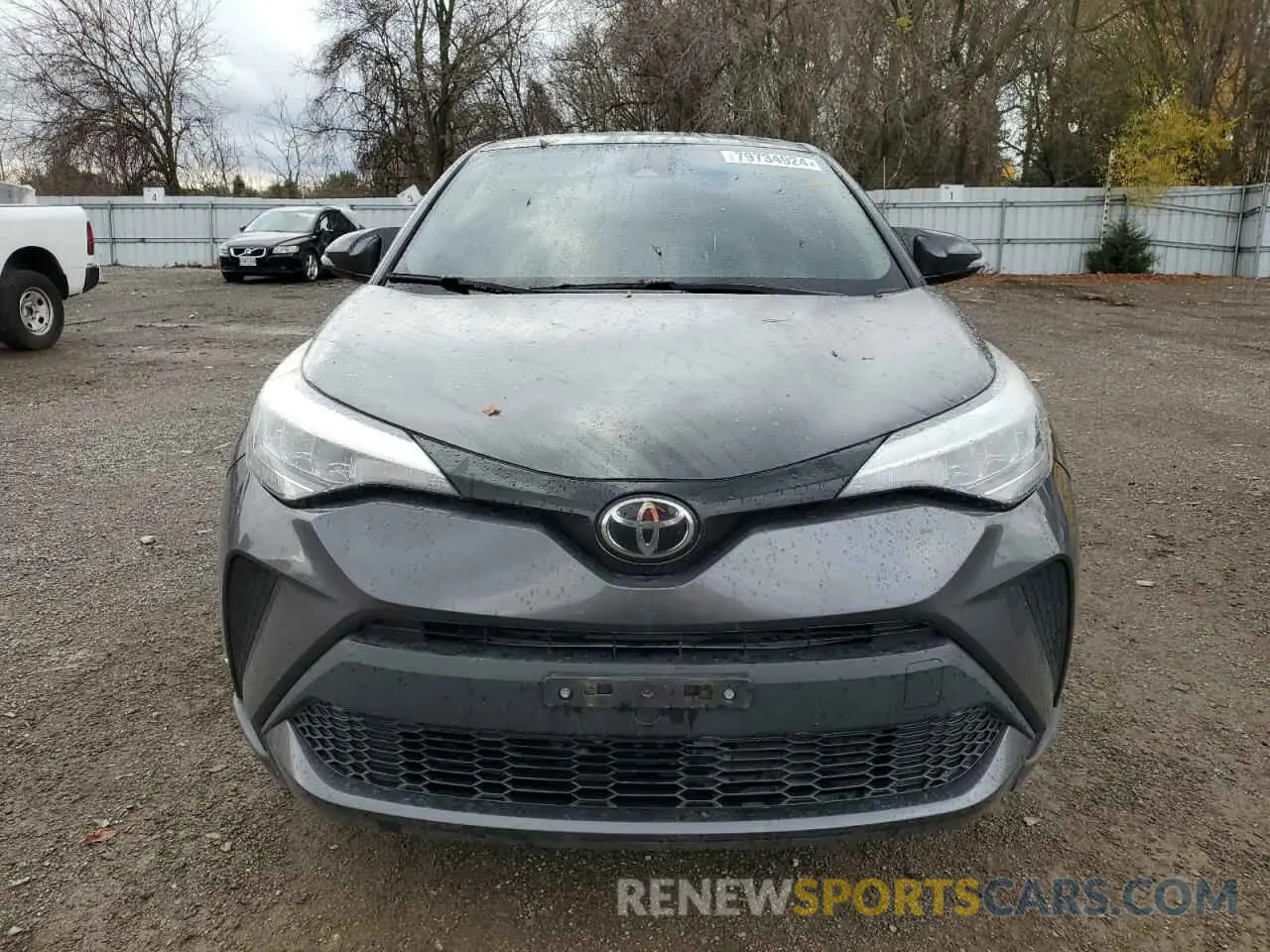 5 fotografías del automóvil dañado JTNKHMBX9M1120927 TOYOTA C-HR 2021