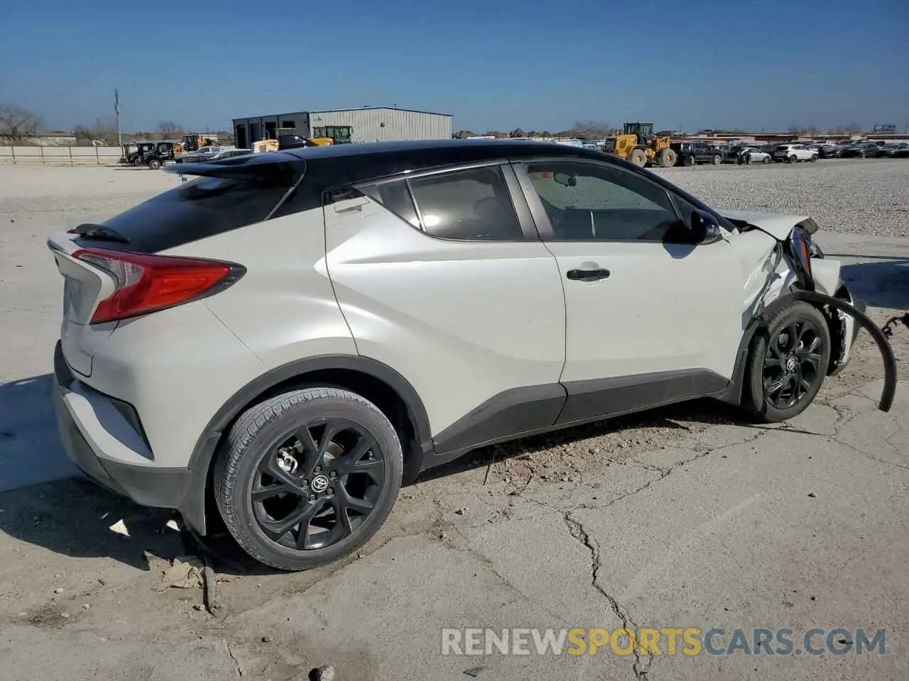 3 fotografías del automóvil dañado JTNKHMBX9M1125433 TOYOTA C-HR 2021