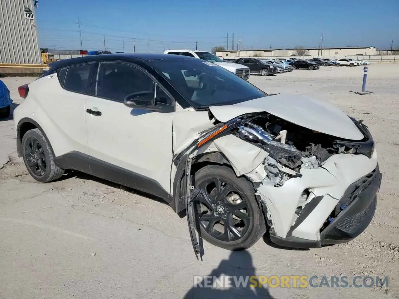 4 fotografías del automóvil dañado JTNKHMBX9M1125433 TOYOTA C-HR 2021