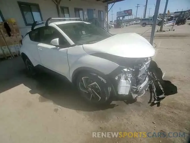 11 fotografías del automóvil dañado JTNKHMBX9M1126792 TOYOTA C-HR 2021