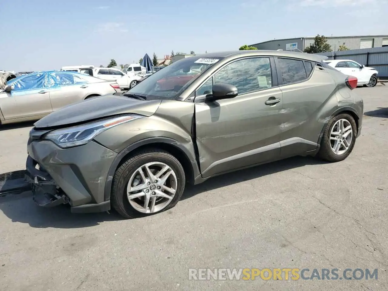 1 fotografías del automóvil dañado JTNKHMBXXM1095455 TOYOTA C-HR 2021