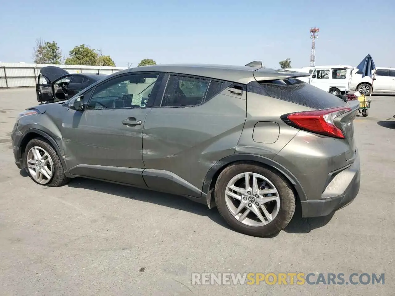 2 fotografías del automóvil dañado JTNKHMBXXM1095455 TOYOTA C-HR 2021