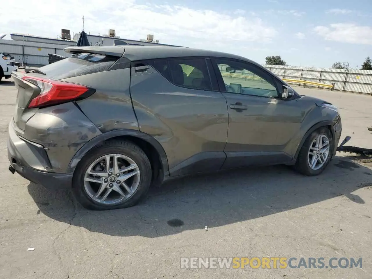 3 fotografías del automóvil dañado JTNKHMBXXM1095455 TOYOTA C-HR 2021