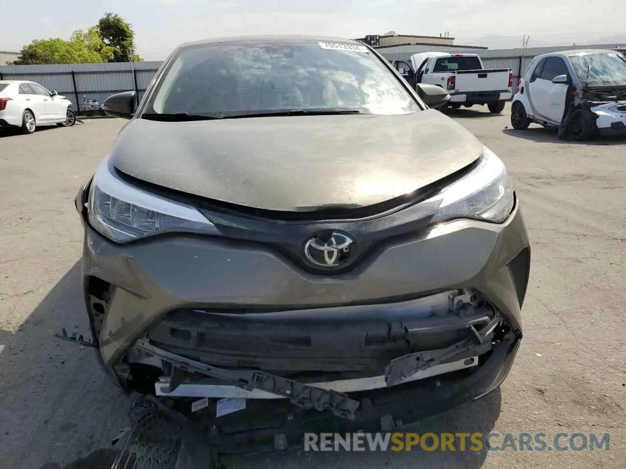 5 fotografías del automóvil dañado JTNKHMBXXM1095455 TOYOTA C-HR 2021