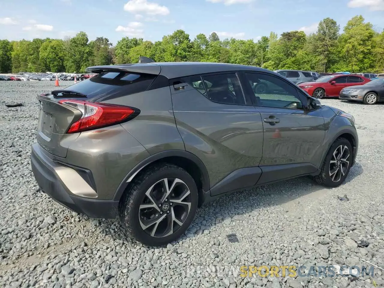 3 fotografías del automóvil dañado JTNKHMBXXM1099473 TOYOTA C-HR 2021