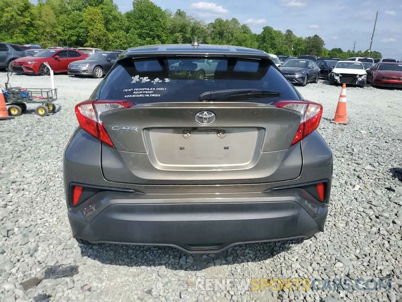 6 fotografías del automóvil dañado JTNKHMBXXM1099473 TOYOTA C-HR 2021