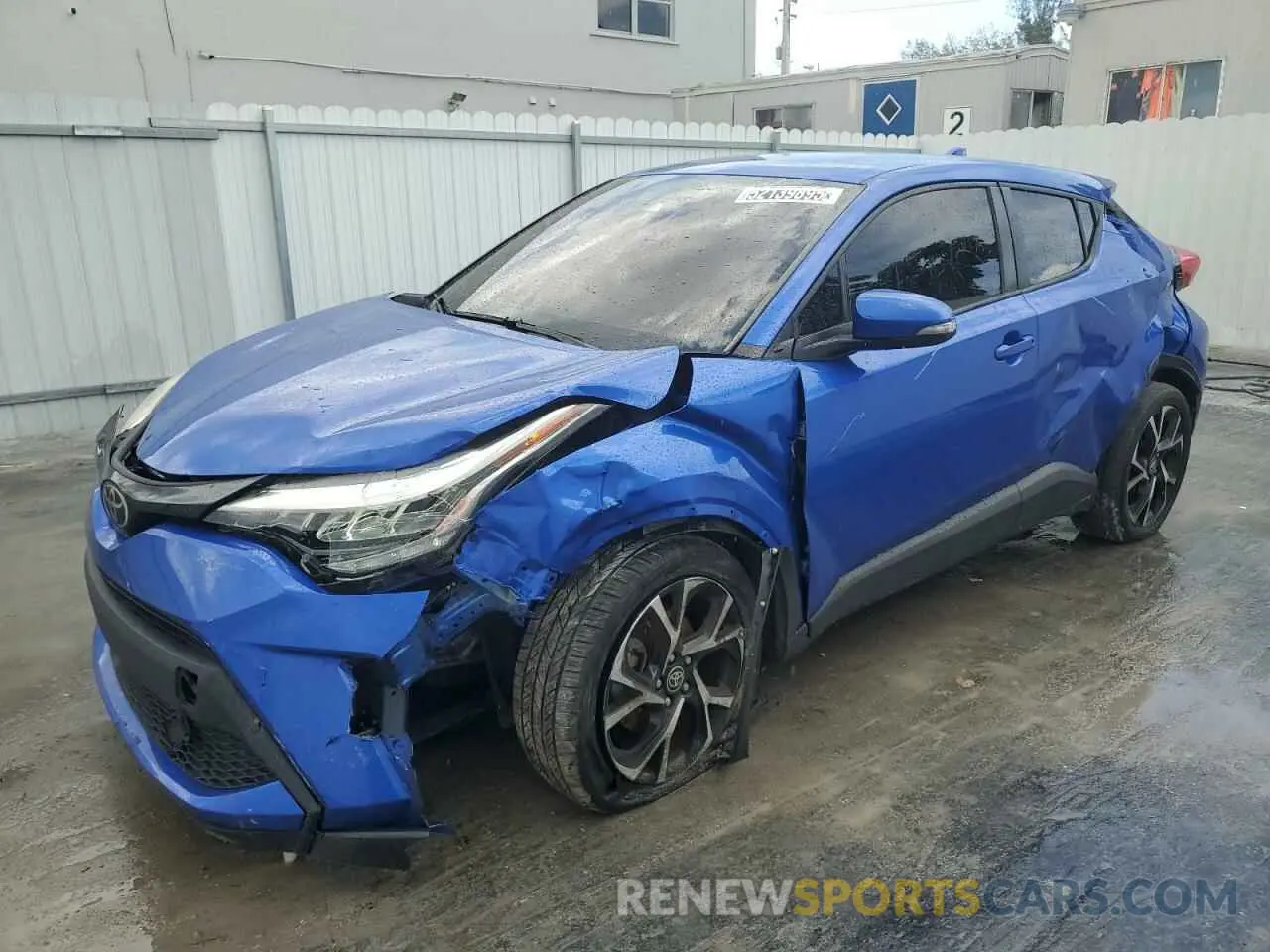 1 fotografías del automóvil dañado NMTKHMBX0MR120904 TOYOTA C-HR 2021
