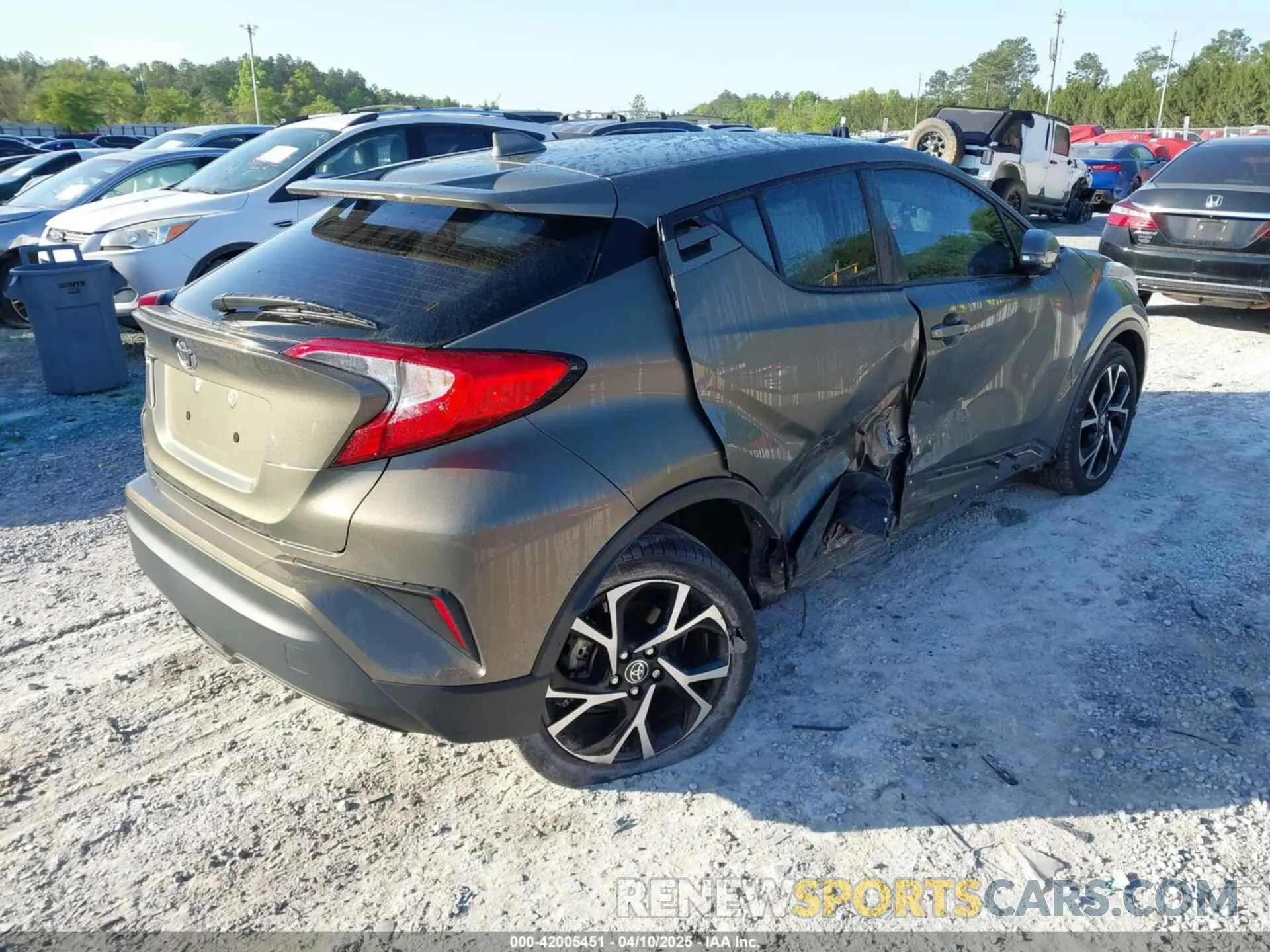 4 fotografías del automóvil dañado NMTKHMBX0MR138934 TOYOTA C-HR 2021