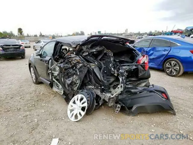 3 fotografías del automóvil dañado NMTKHMBX1MR131541 TOYOTA C-HR 2021