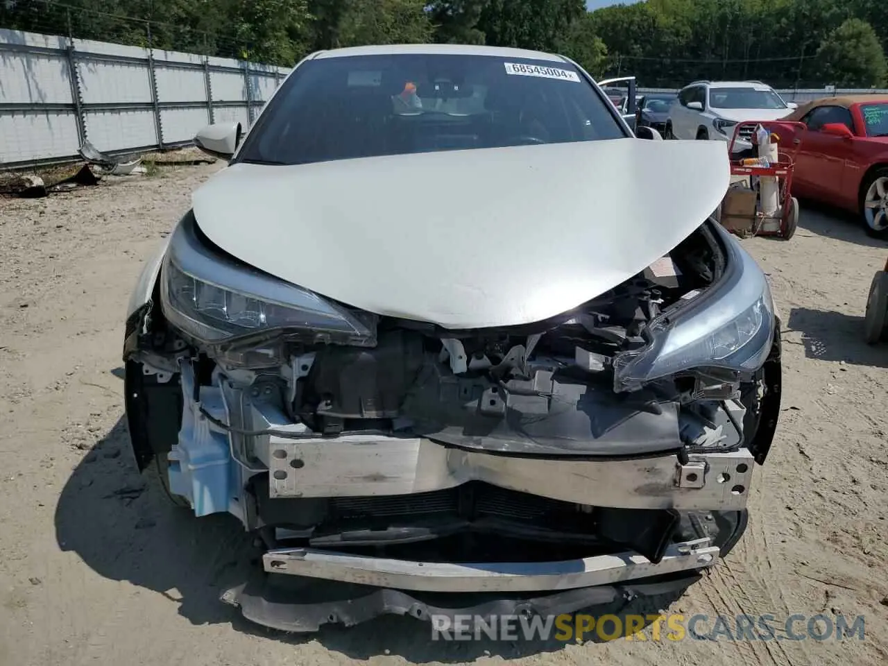 5 fotografías del automóvil dañado NMTKHMBX2MR125070 TOYOTA C-HR 2021