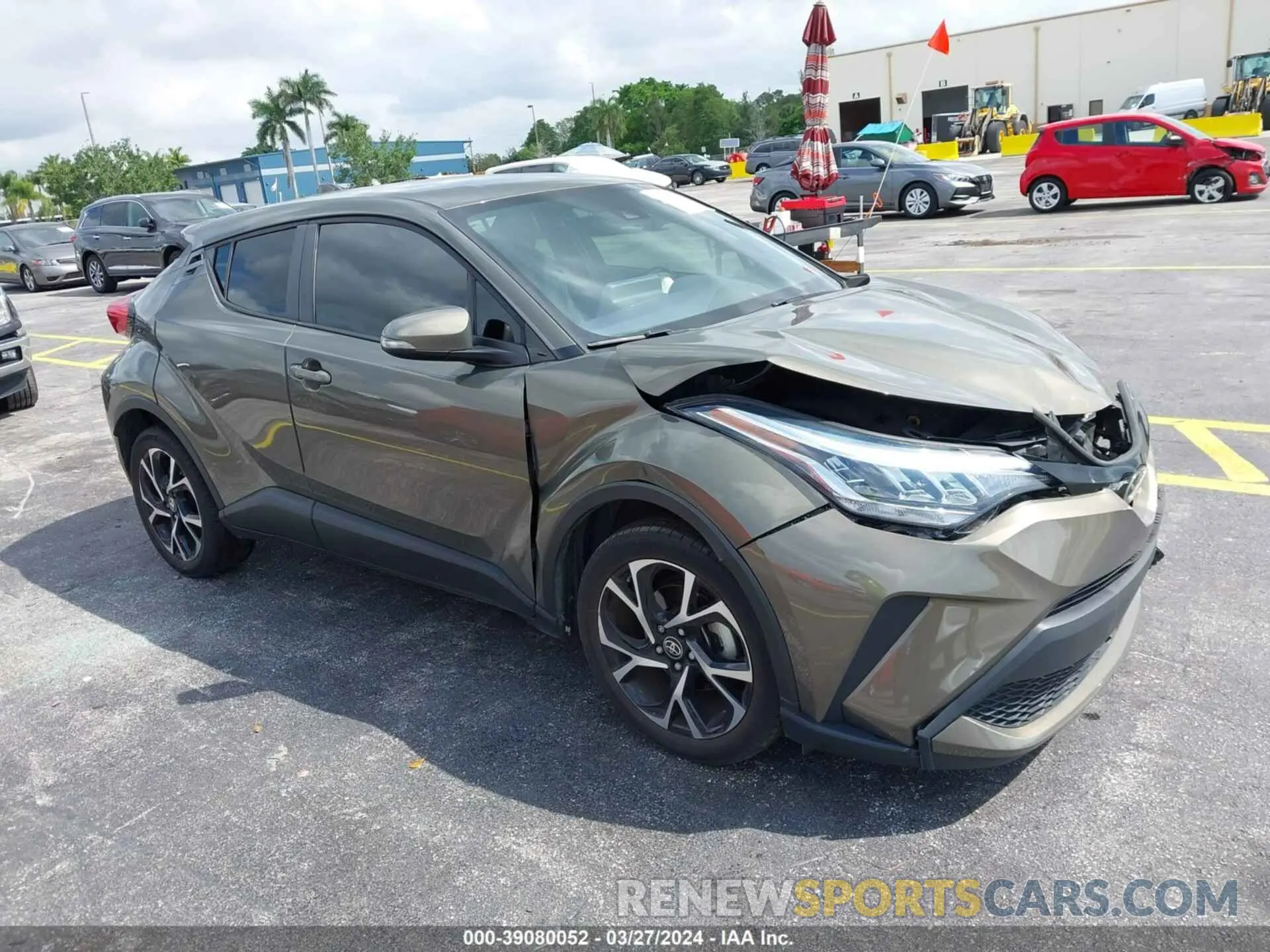 1 fotografías del automóvil dañado NMTKHMBX2MR135341 TOYOTA C-HR 2021