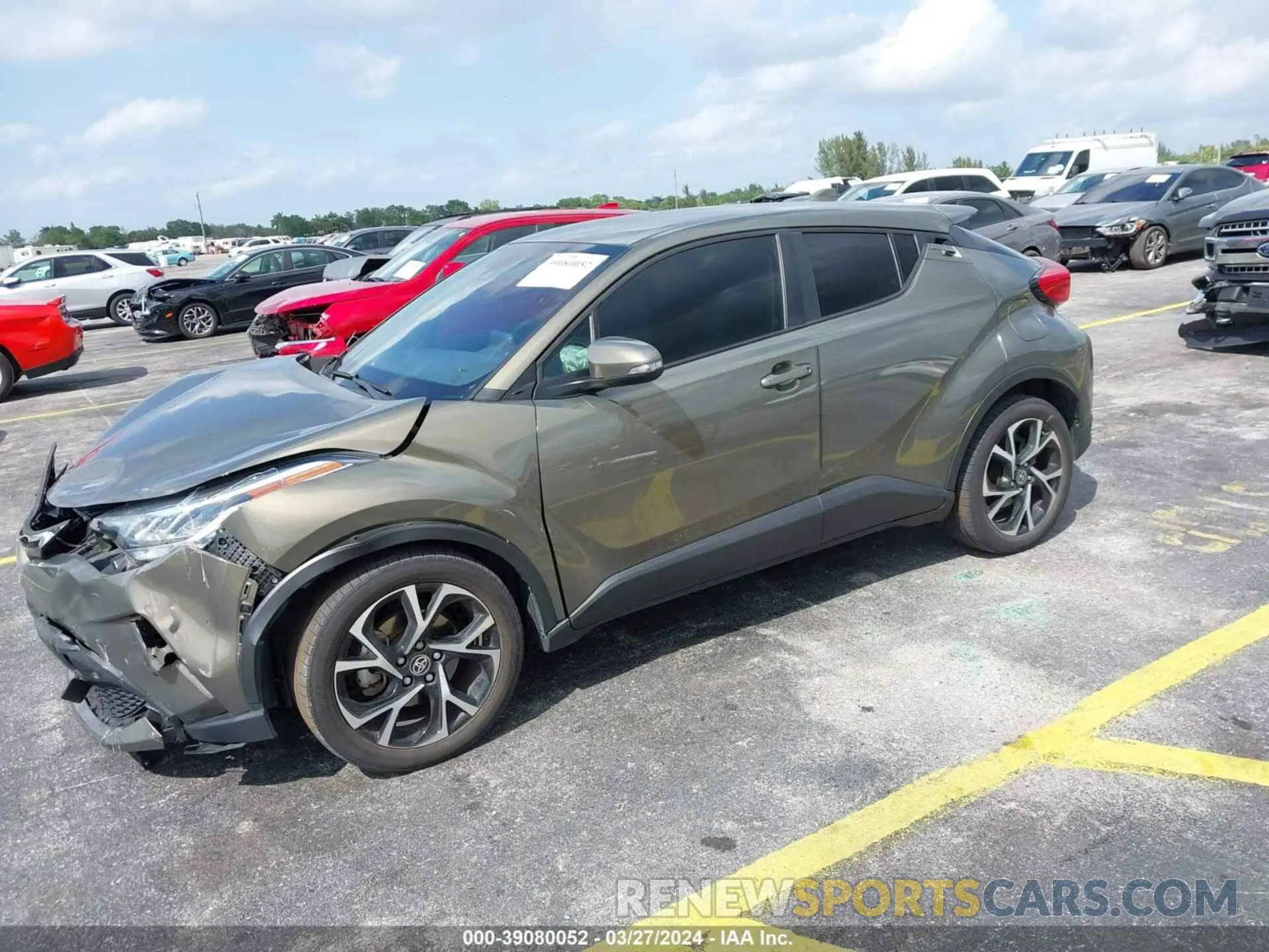 2 fotografías del automóvil dañado NMTKHMBX2MR135341 TOYOTA C-HR 2021
