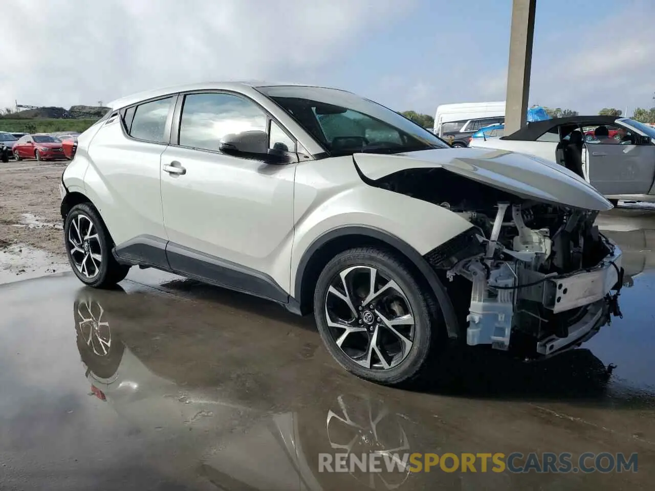 4 fotografías del automóvil dañado NMTKHMBX2MR136831 TOYOTA C-HR 2021