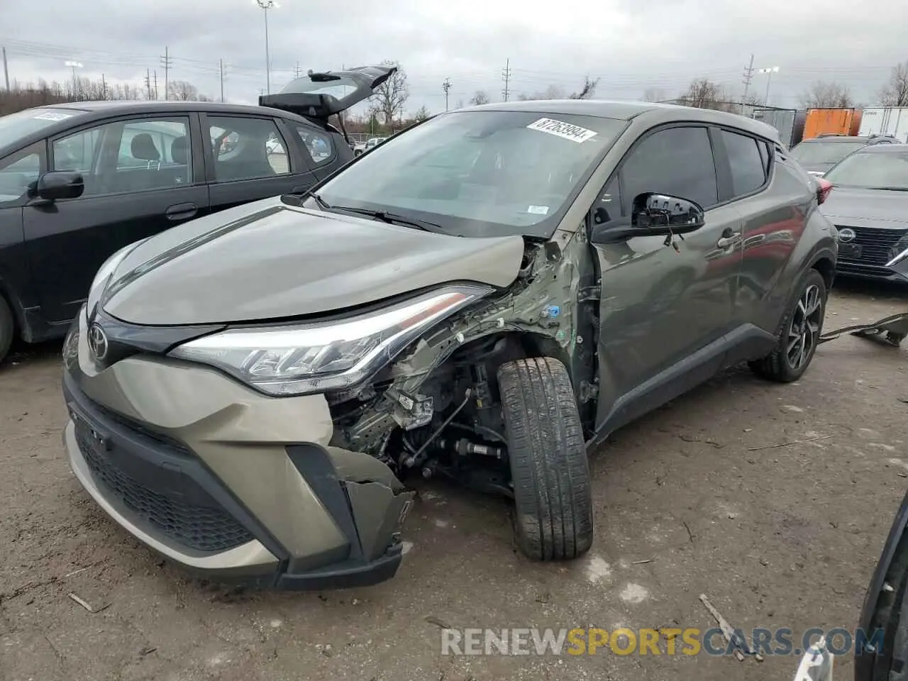 1 fotografías del automóvil dañado NMTKHMBX3MR124980 TOYOTA C-HR 2021
