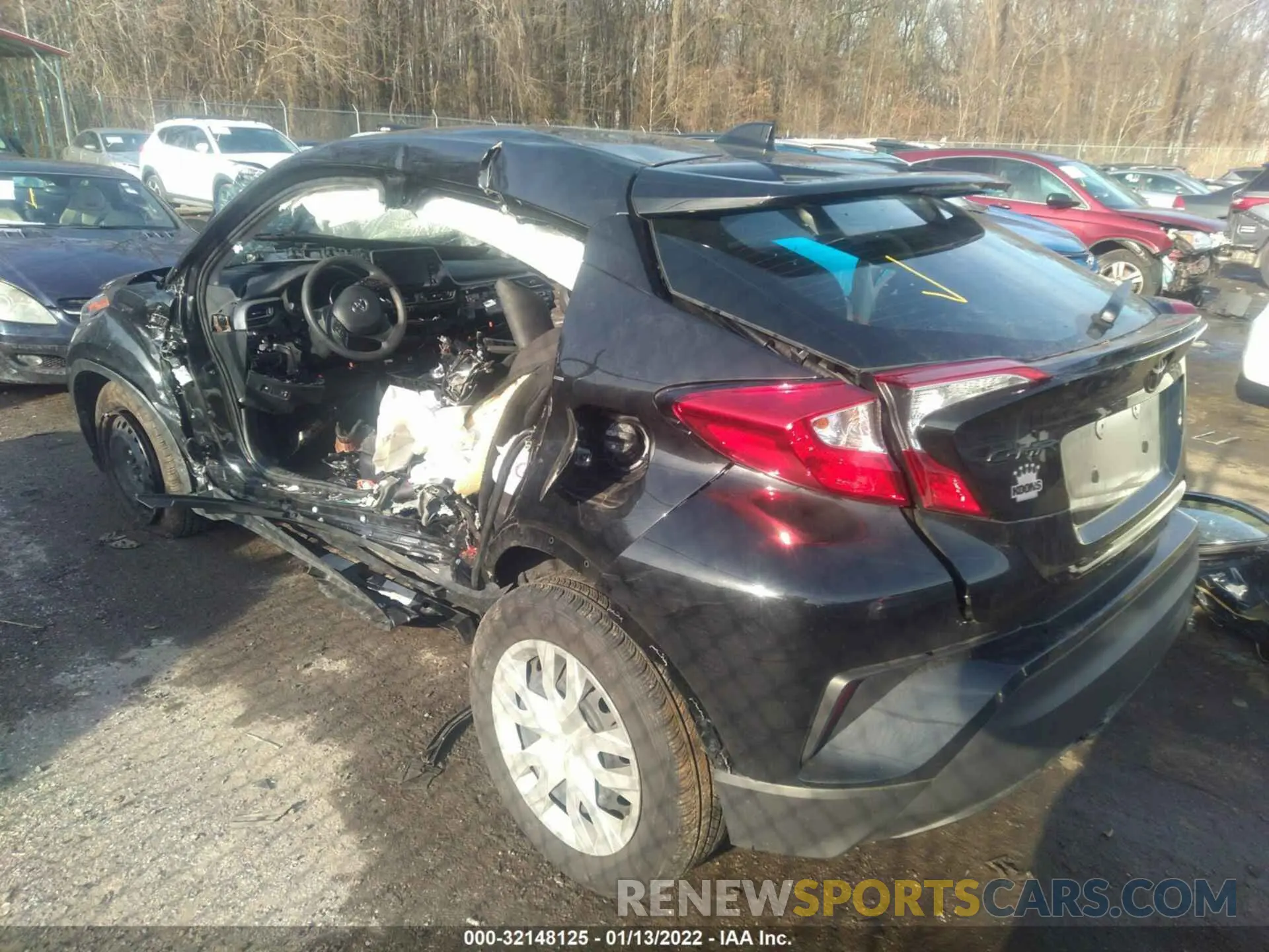 3 fotografías del automóvil dañado NMTKHMBX3MR131427 TOYOTA C-HR 2021