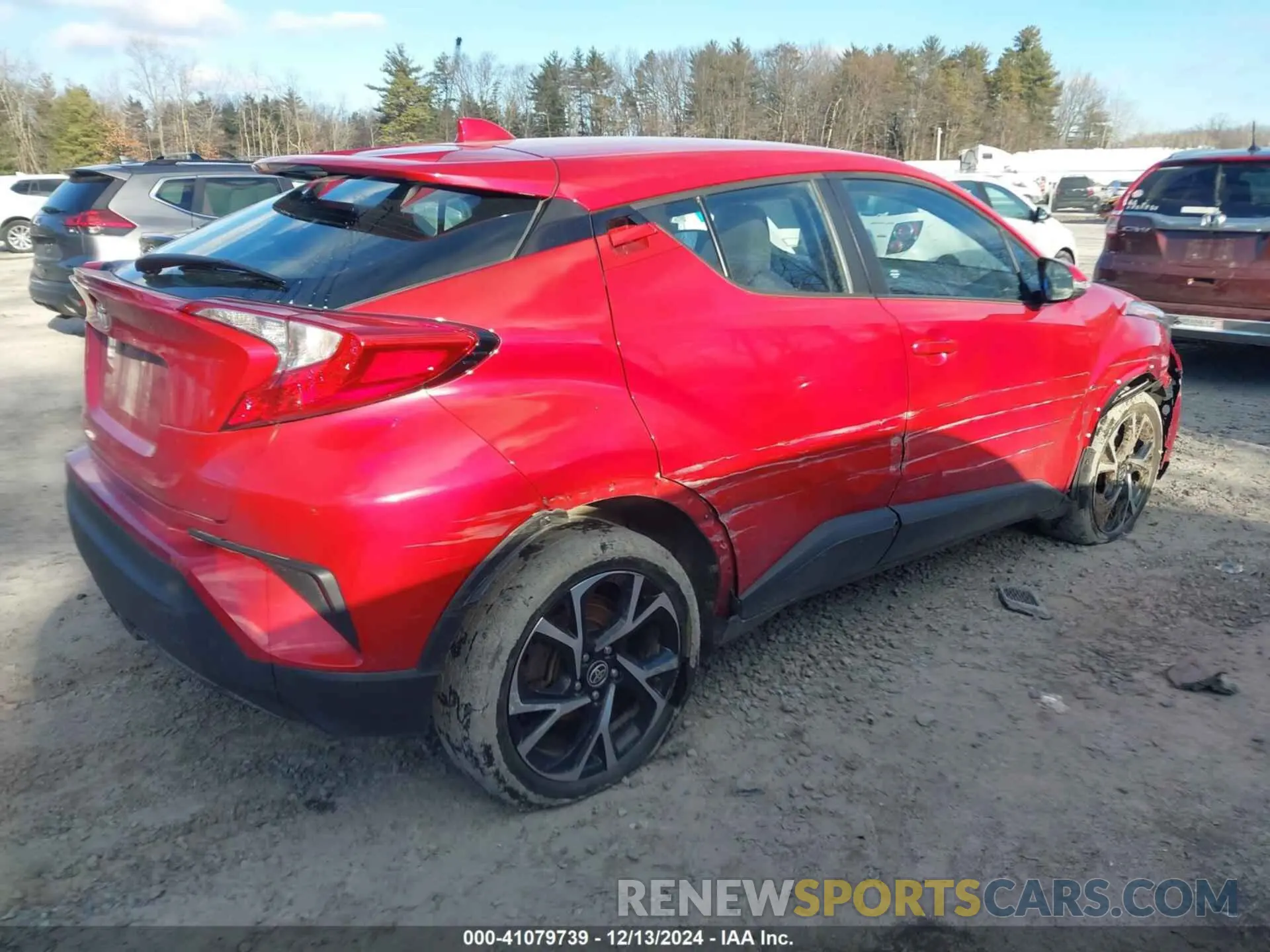 4 fotografías del automóvil dañado NMTKHMBX3MR138572 TOYOTA C-HR 2021