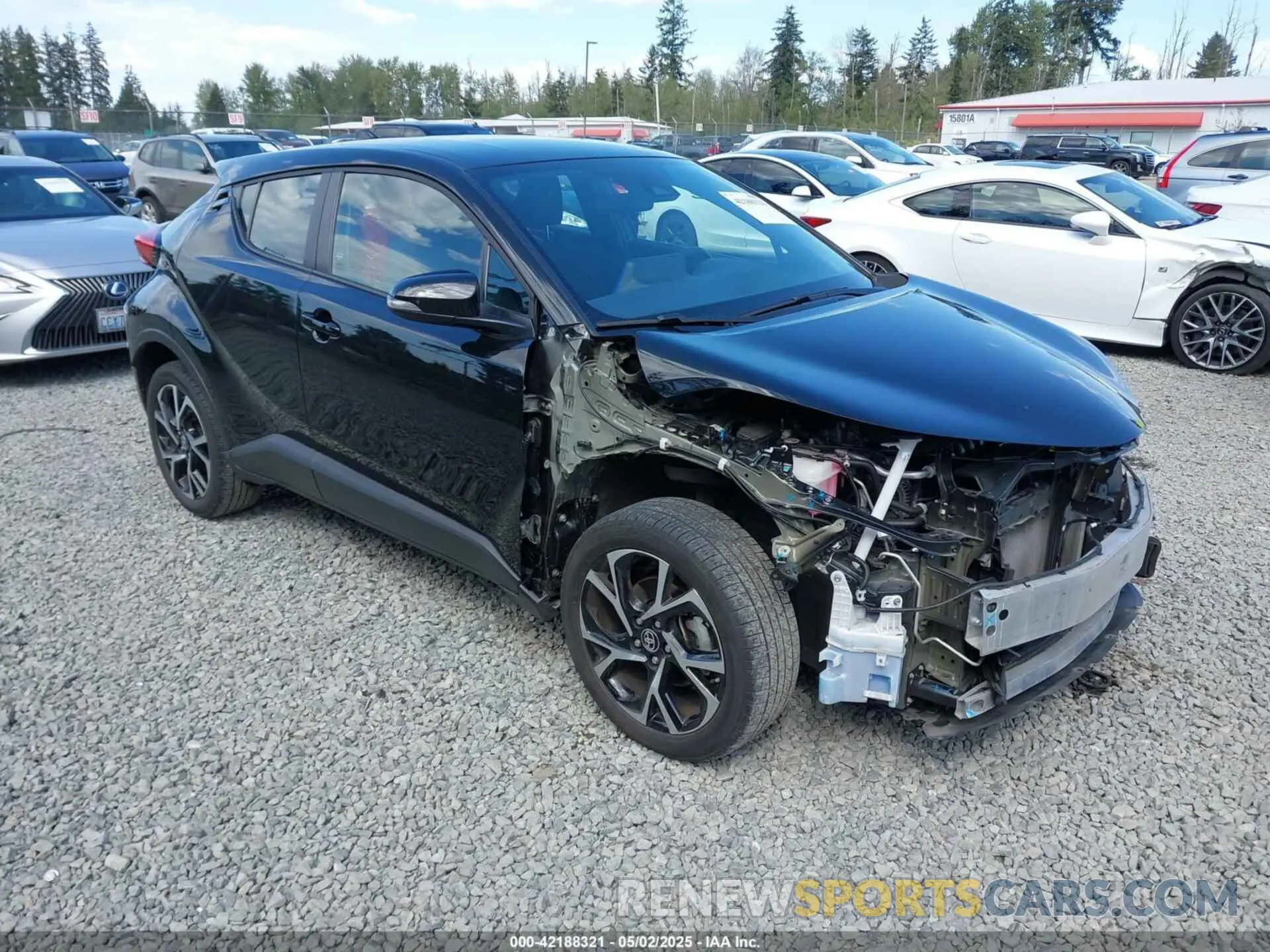 1 fotografías del automóvil dañado NMTKHMBX3MR139981 TOYOTA C-HR 2021