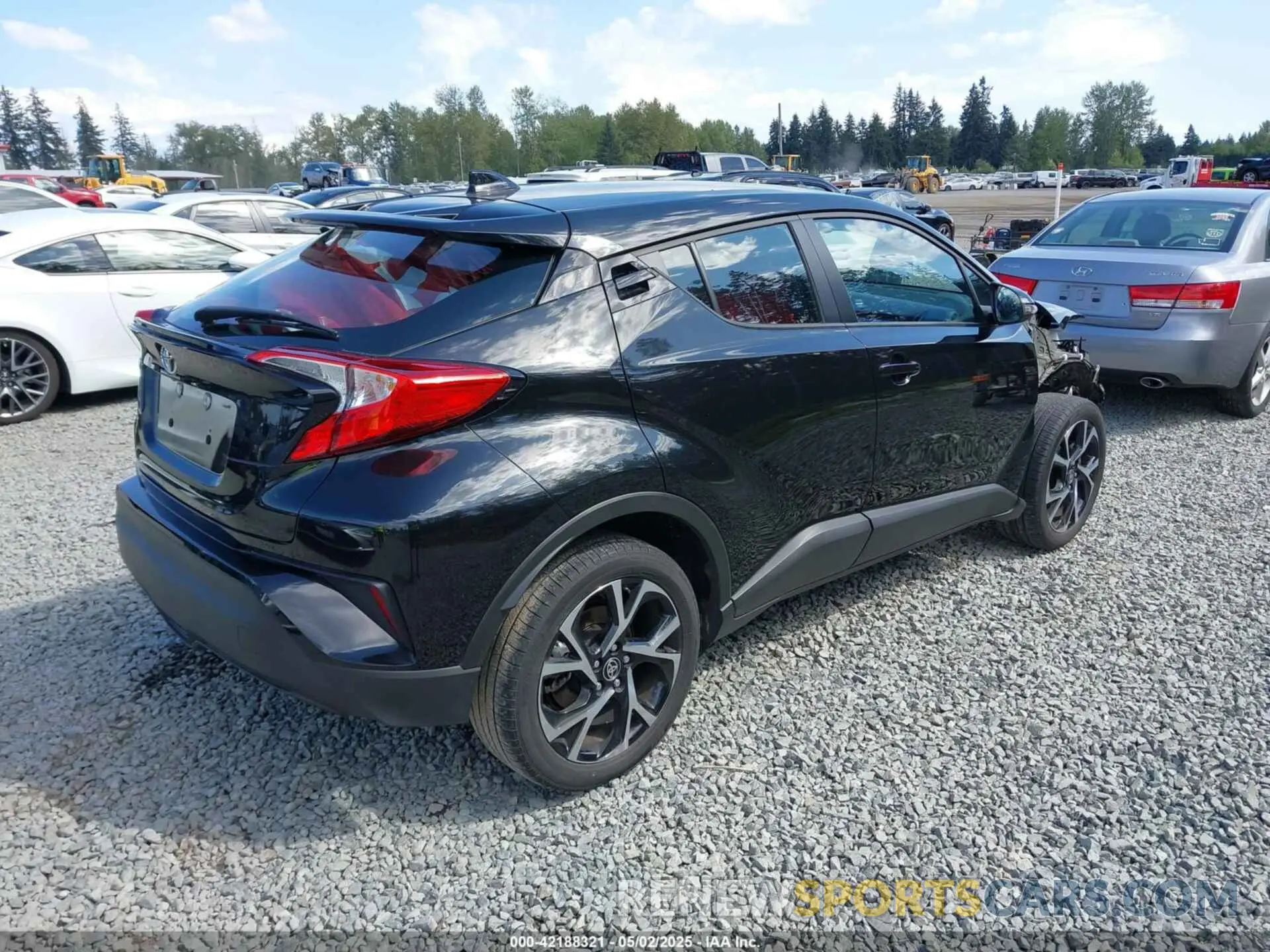 4 fotografías del automóvil dañado NMTKHMBX3MR139981 TOYOTA C-HR 2021