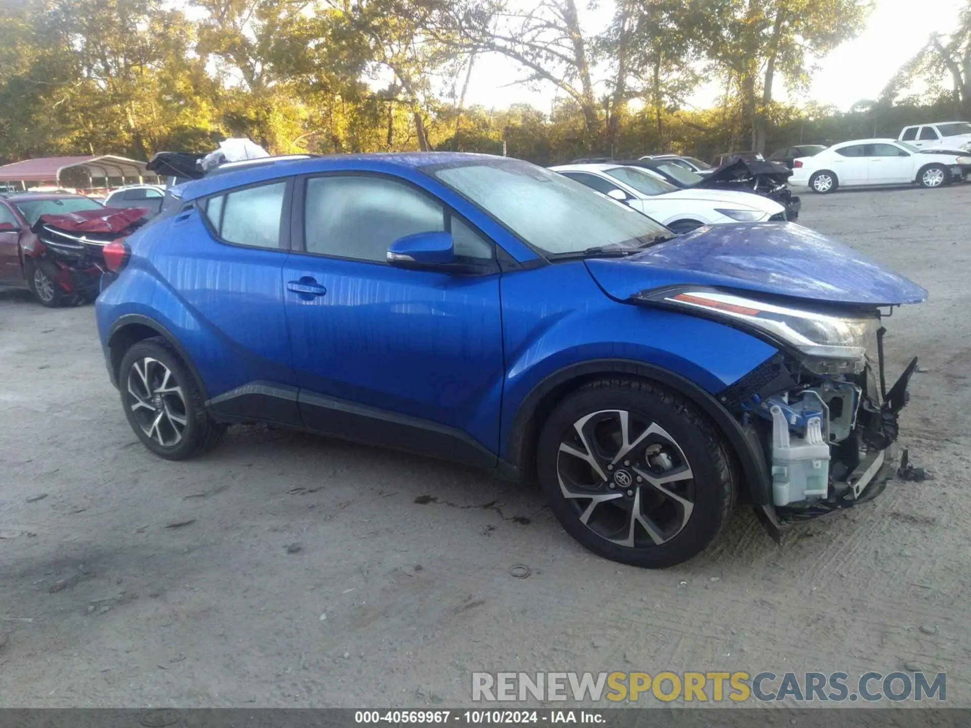 14 fotografías del automóvil dañado NMTKHMBX4MR119691 TOYOTA C-HR 2021