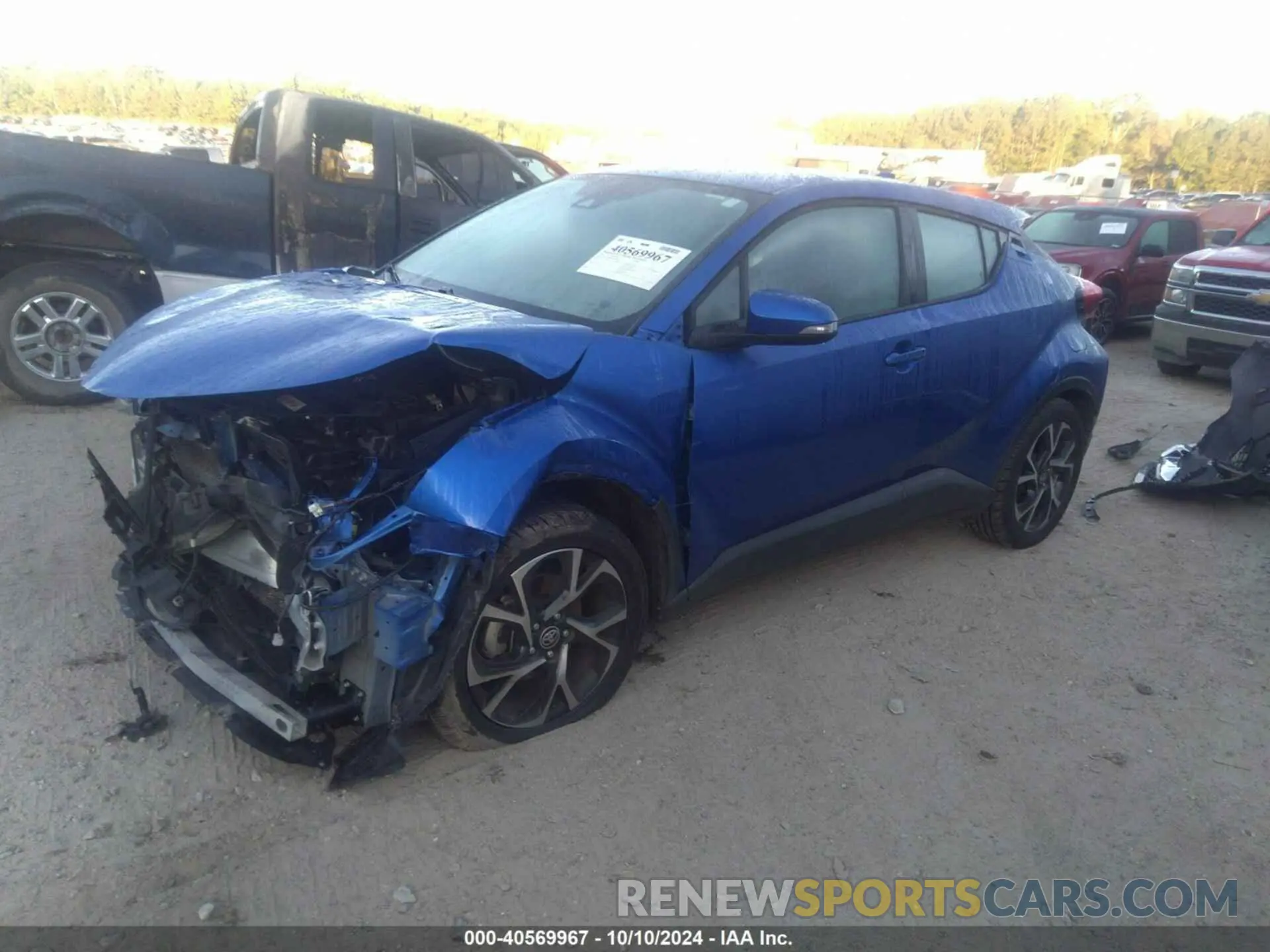 2 fotografías del automóvil dañado NMTKHMBX4MR119691 TOYOTA C-HR 2021