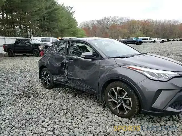 12 fotografías del automóvil dañado NMTKHMBX4MR138354 TOYOTA C-HR 2021