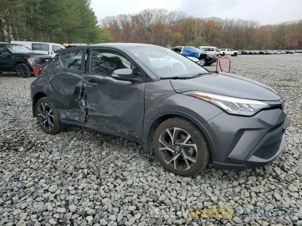 4 fotografías del automóvil dañado NMTKHMBX4MR138354 TOYOTA C-HR 2021