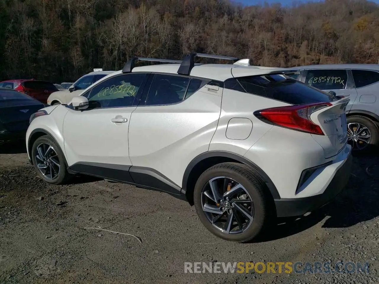 2 fotografías del automóvil dañado NMTKHMBX5MR119294 TOYOTA C-HR 2021